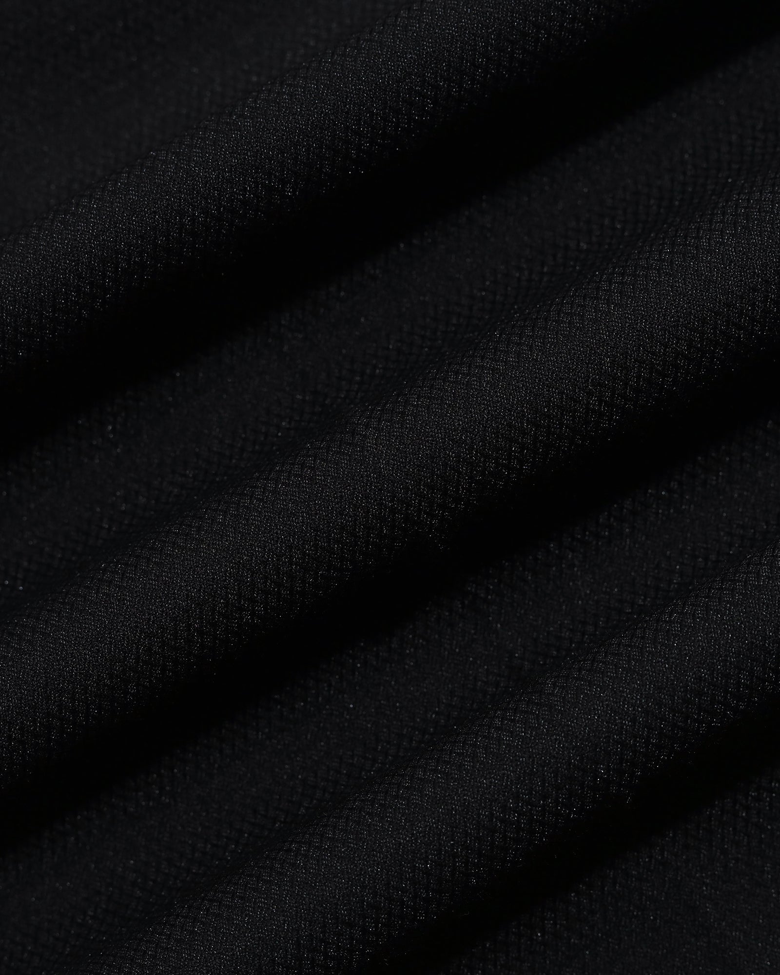 Black Textured Trouser - Black-274