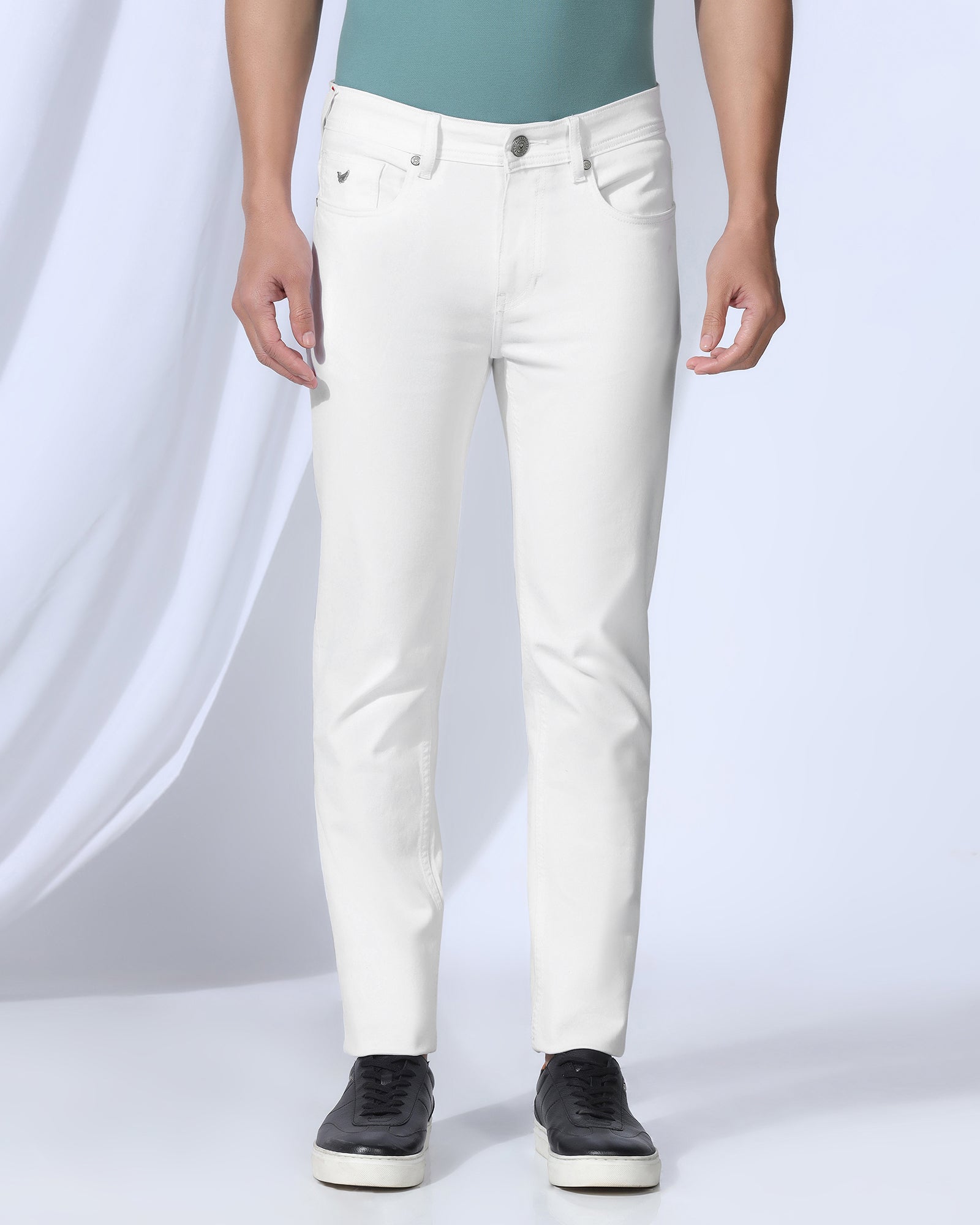 Bleed Zero Slim Yonk Fit Prestine White Jeans - Rene