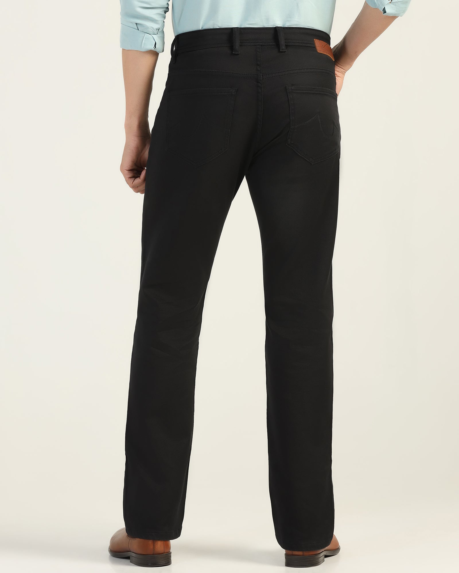 Bleed Zero Straight Comfort Duke Fit Black Jeans - Abto