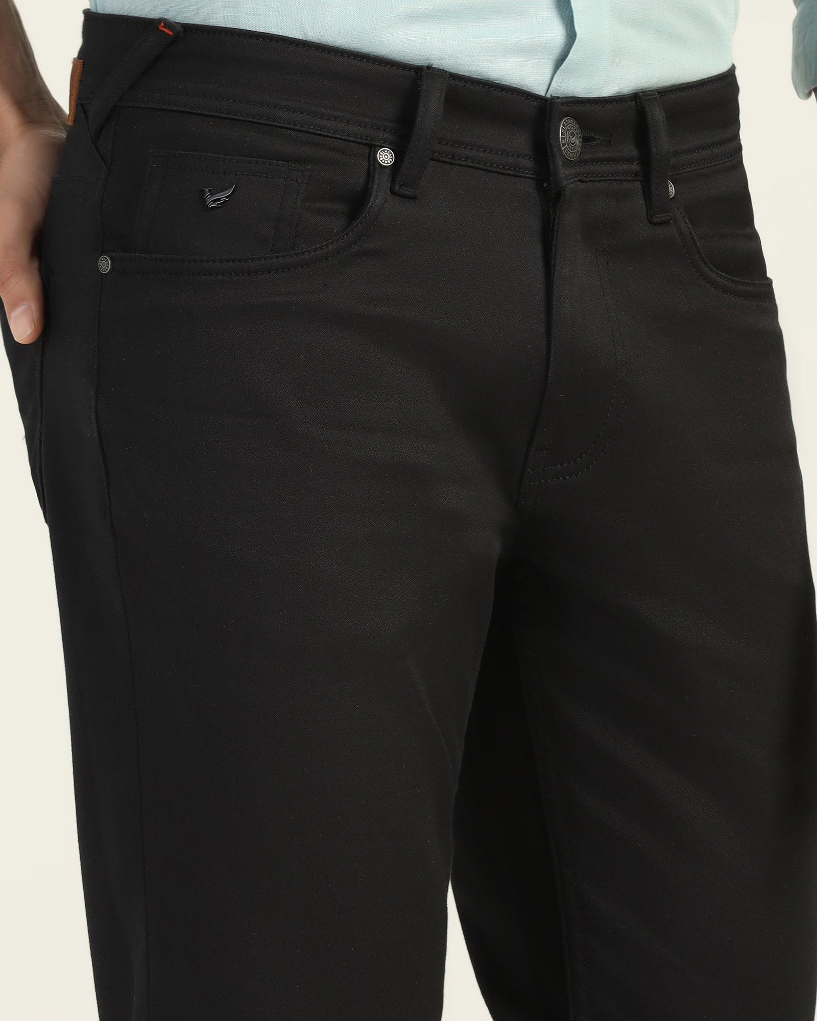 Bleed Zero Straight Comfort Duke Fit Black Jeans - Abto