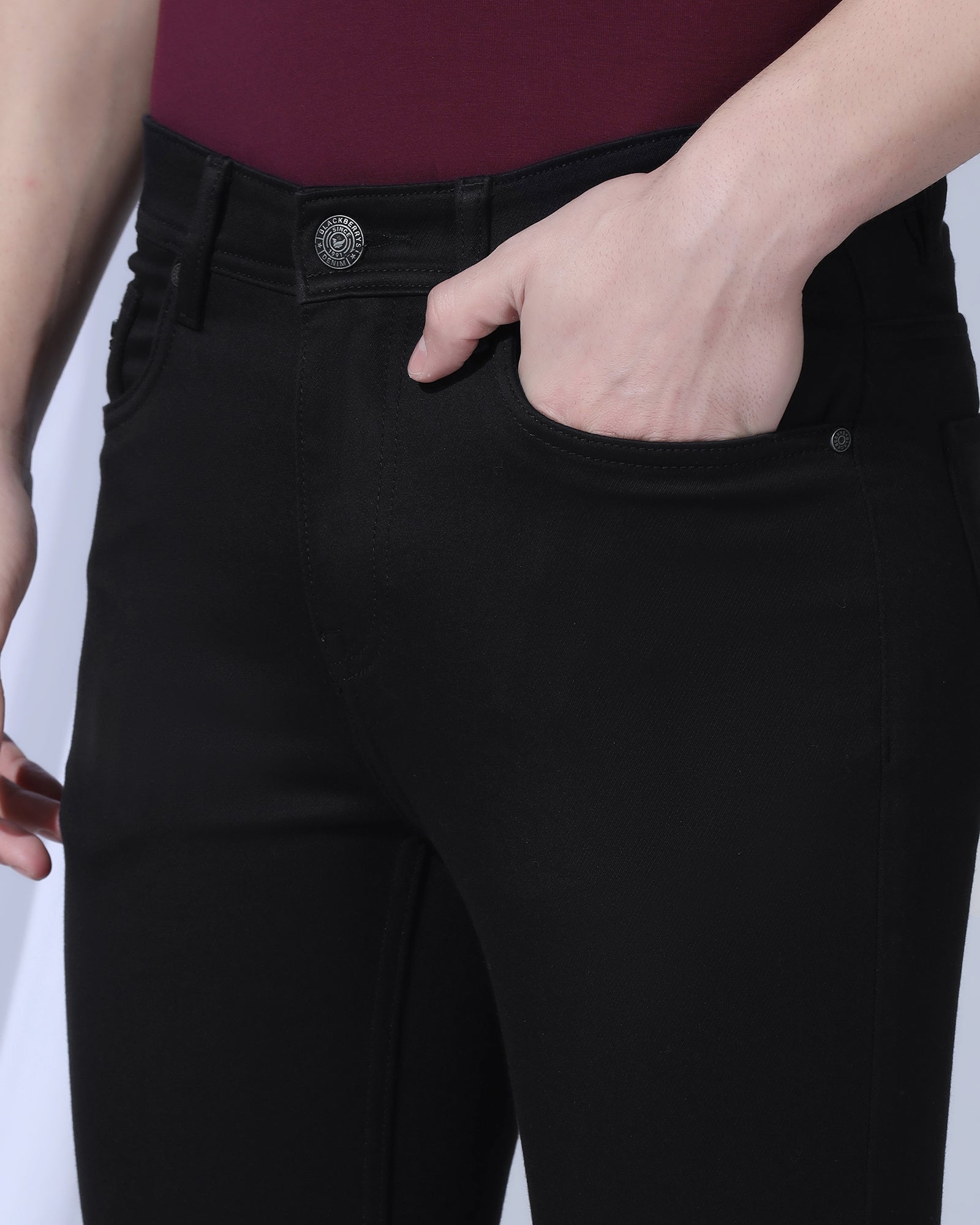 Bleed Zero Slim Yonk Fit Black Jeans - Abto