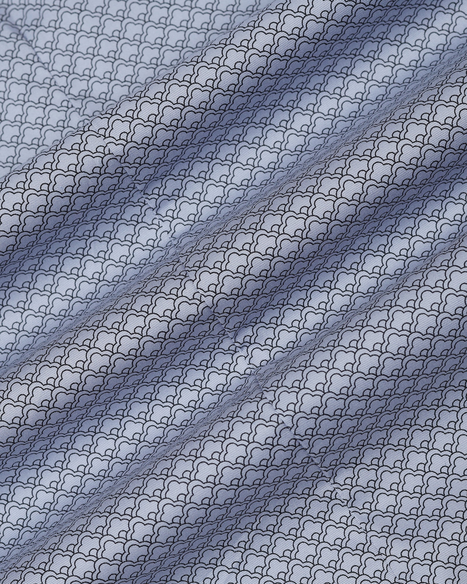 Blue Printed Shirt - Alfonzo