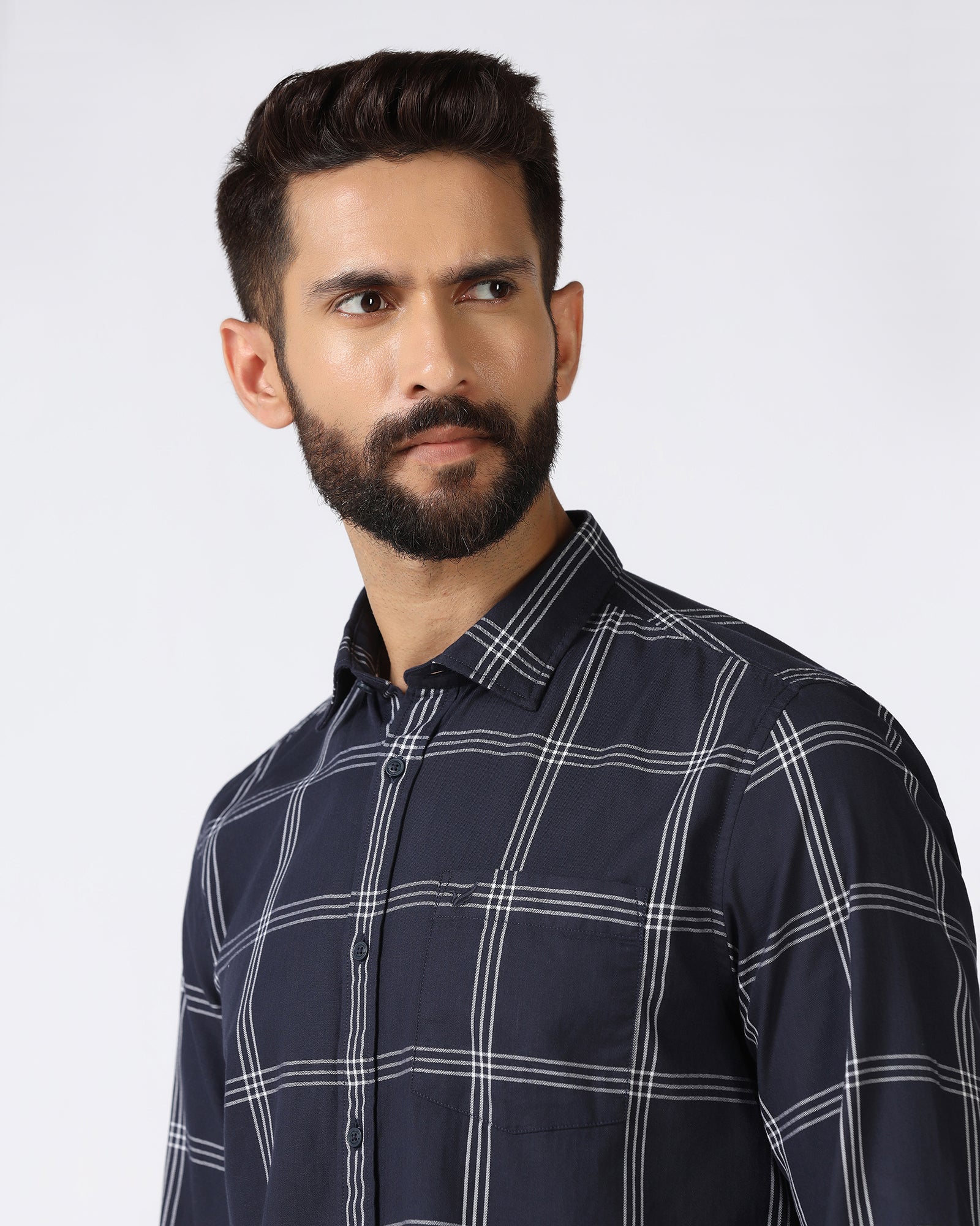 Blue Check Shirt - Artem