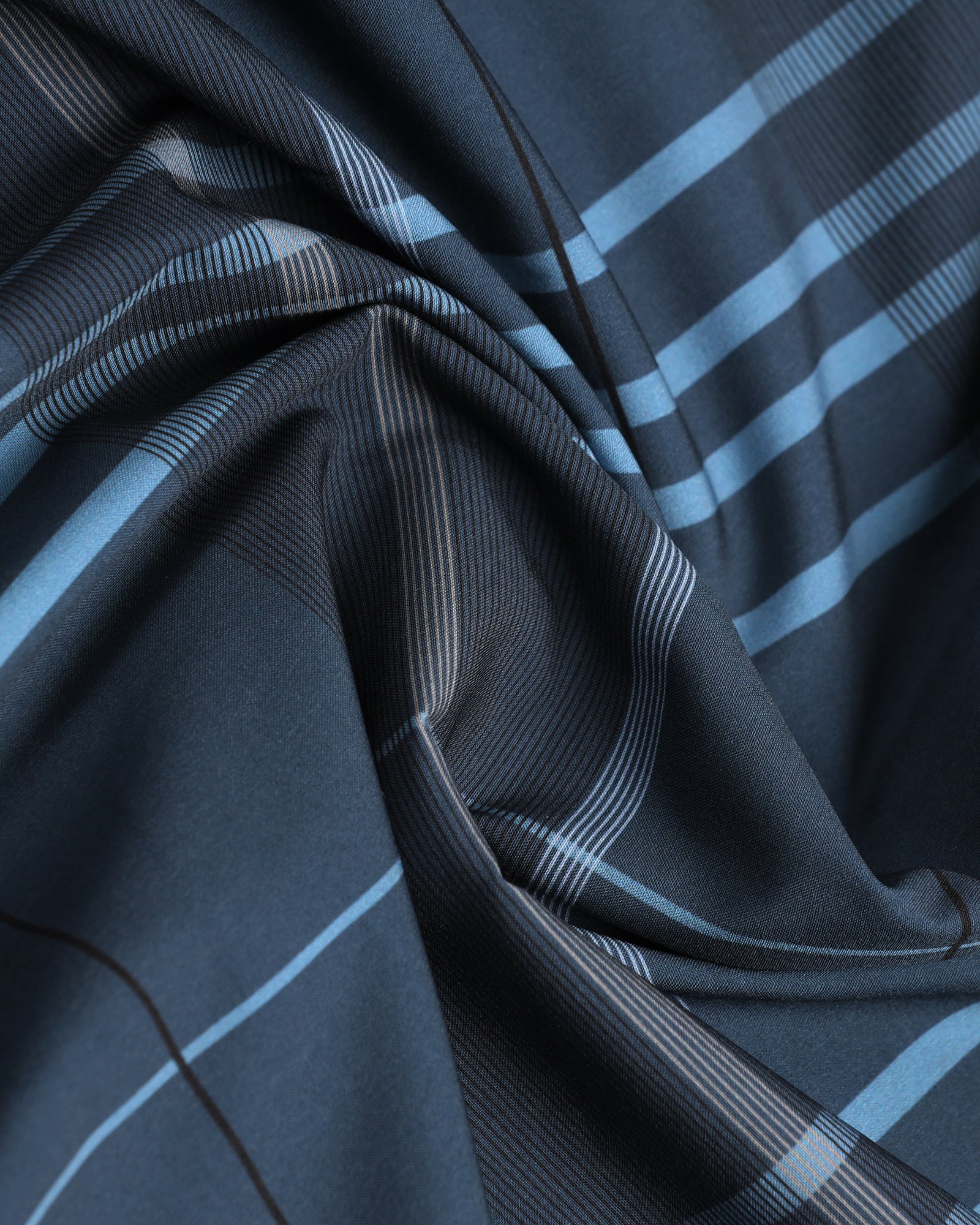 Blue Half Sleeve Techpro Check Shirt - Glen