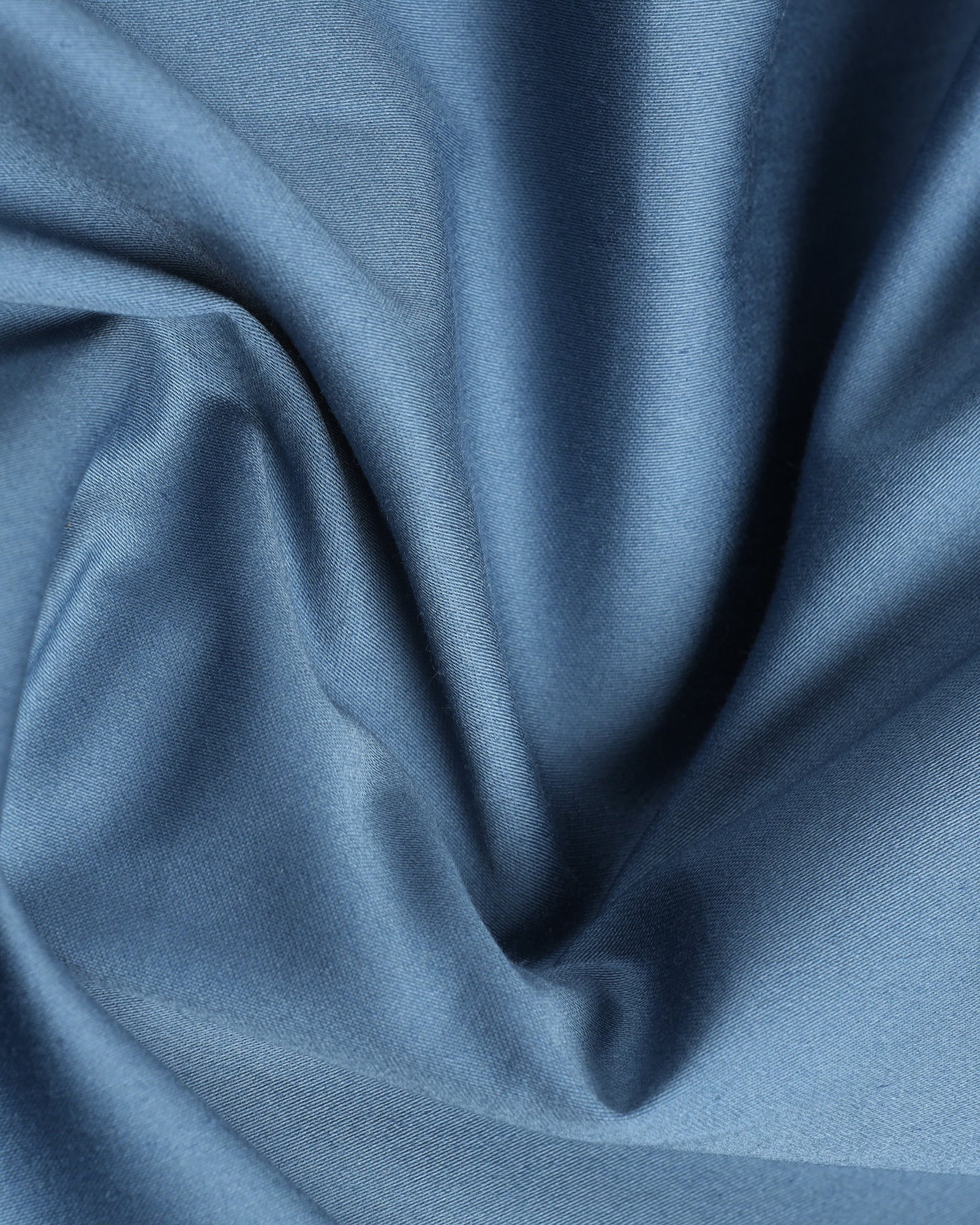 Blue Non Iron Solid Shirt - Liviya