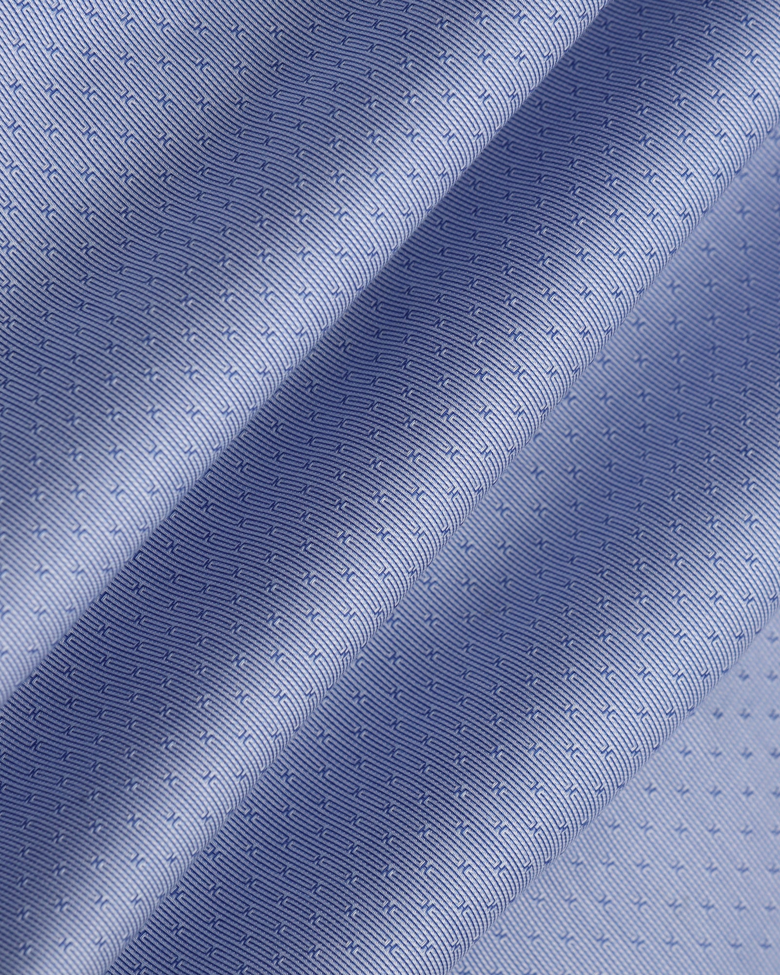 Blue Non Iron Textured Shirt - Relate