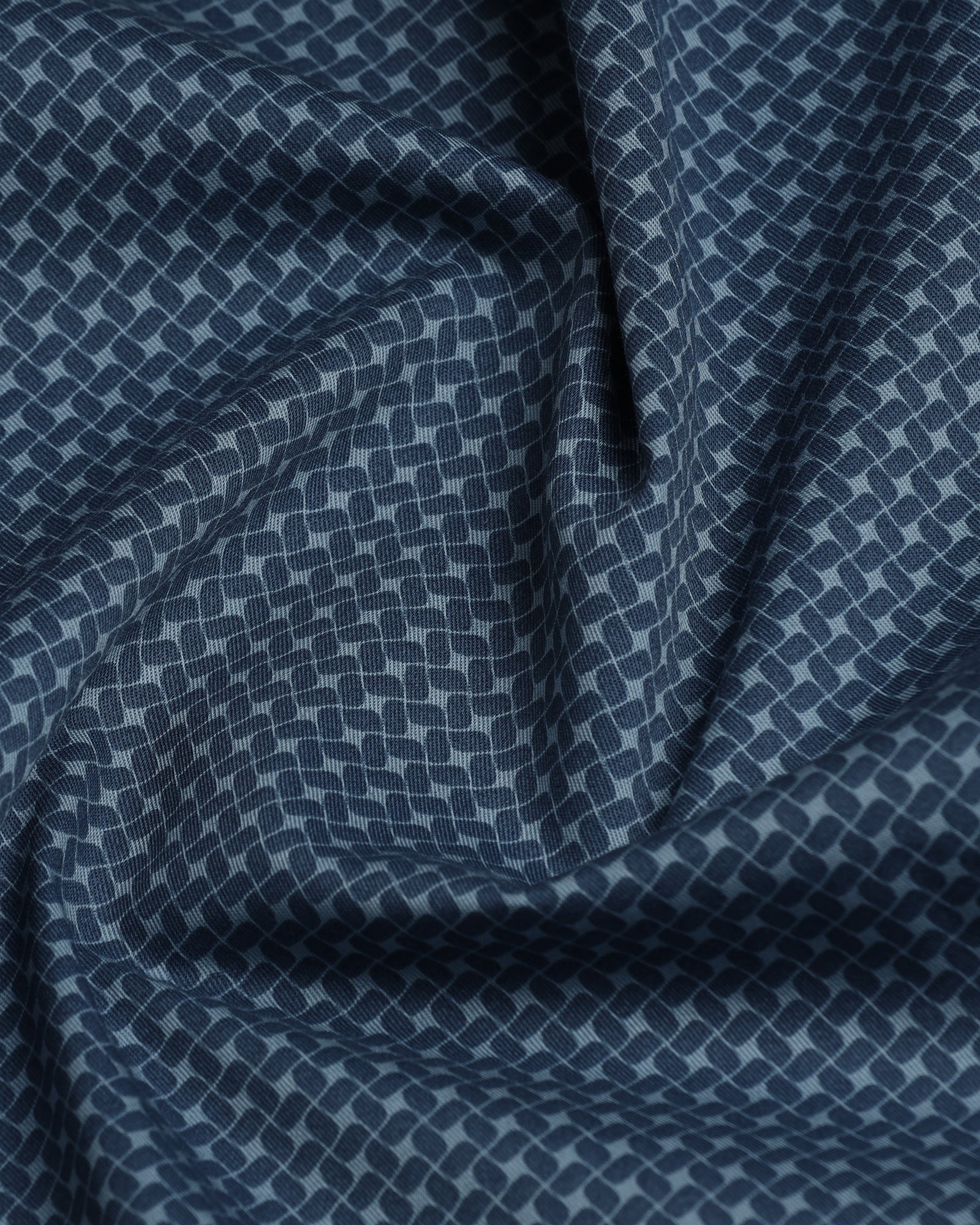 Blue Printed Shirt - Addo