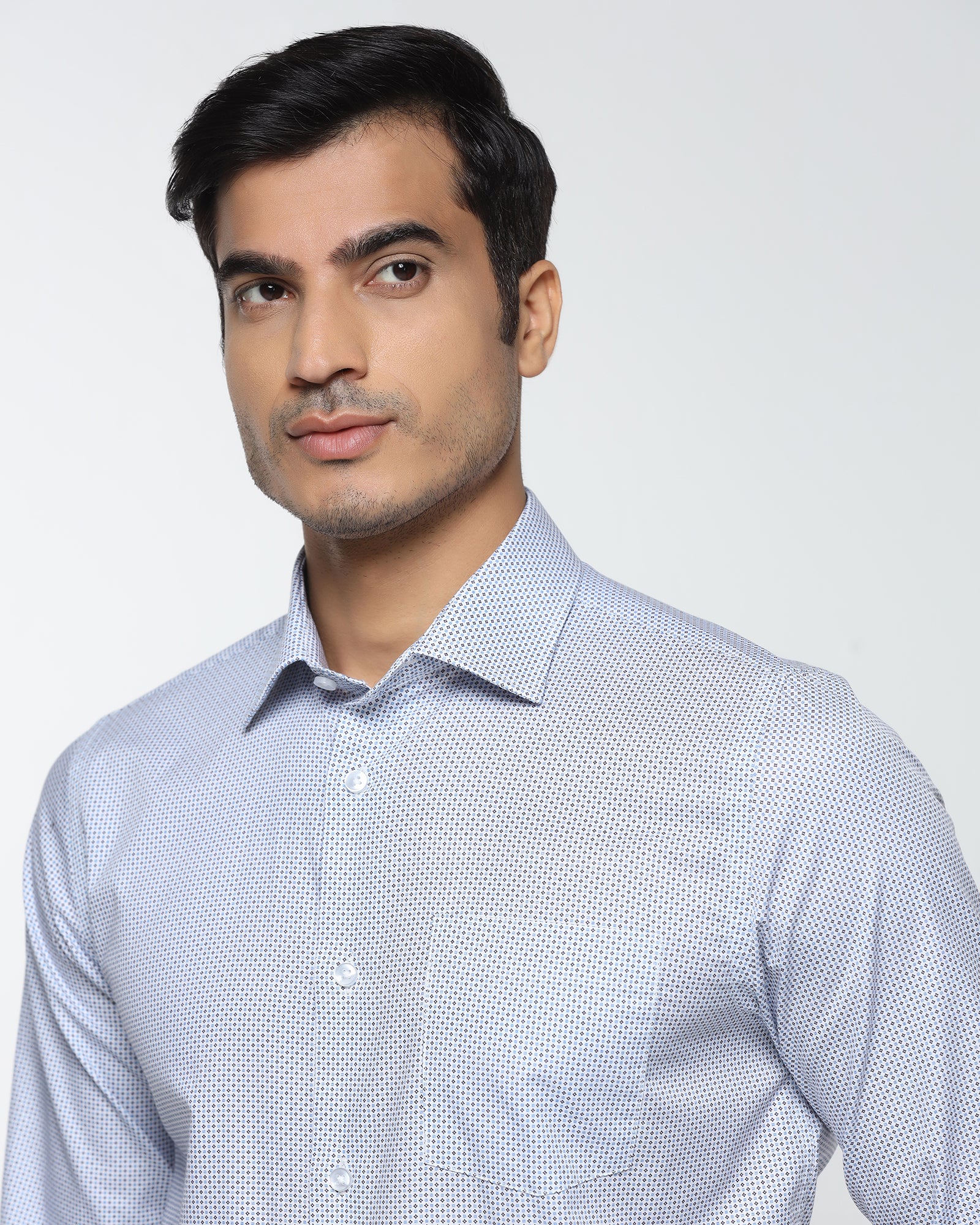 Blue Printed Shirt - Alava