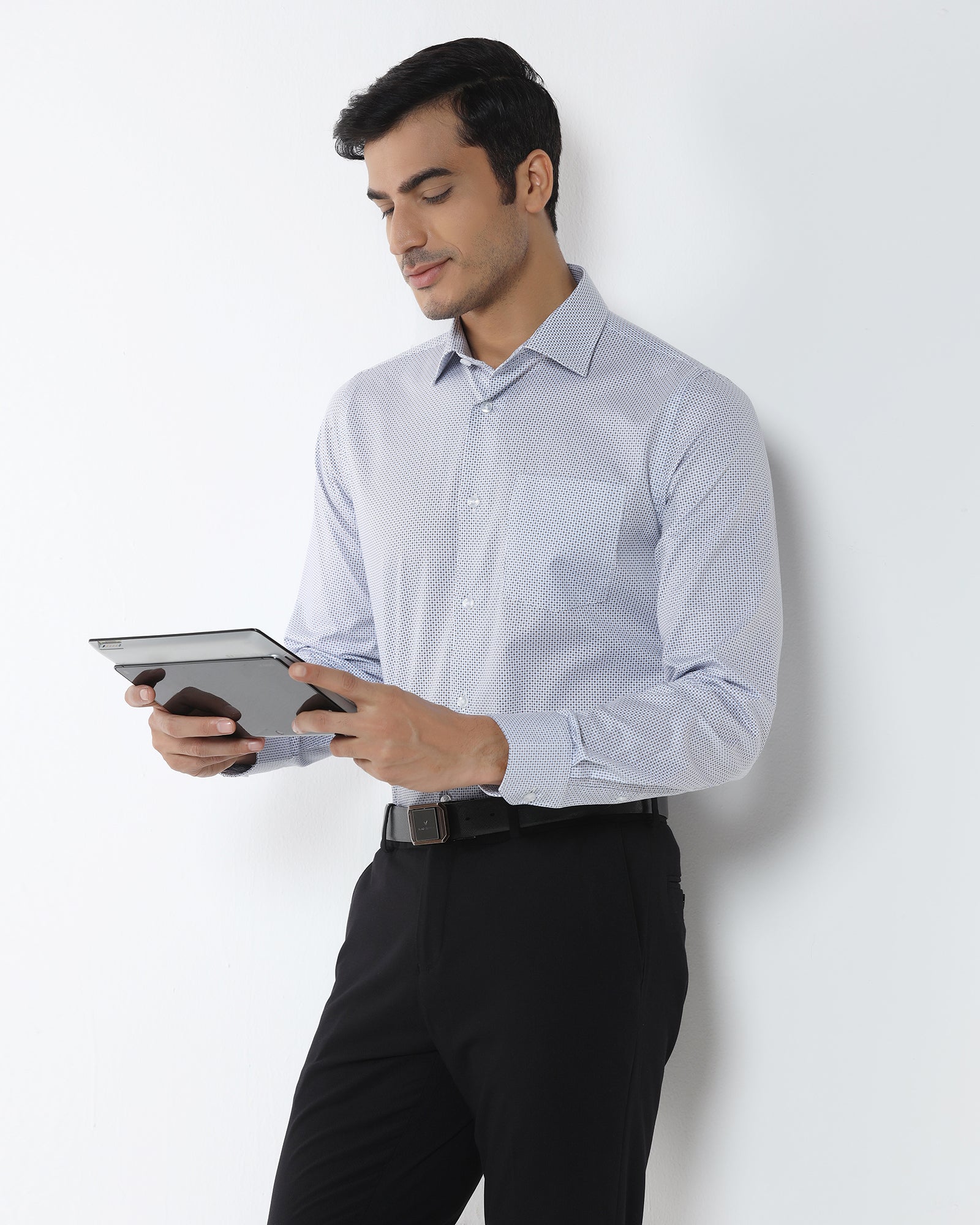 Blue Printed Shirt - Alava