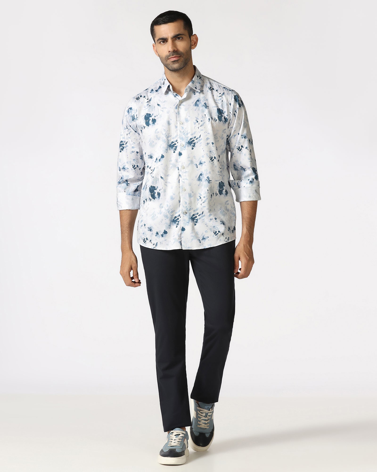 Blue Printed Shirt - Audric