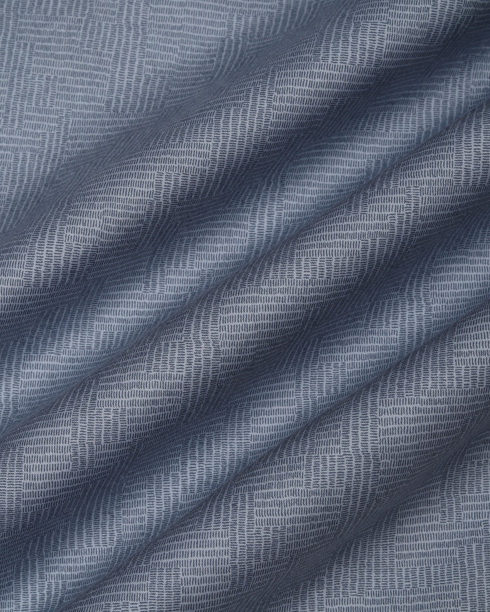 Blue Printed Shirt - Microbus