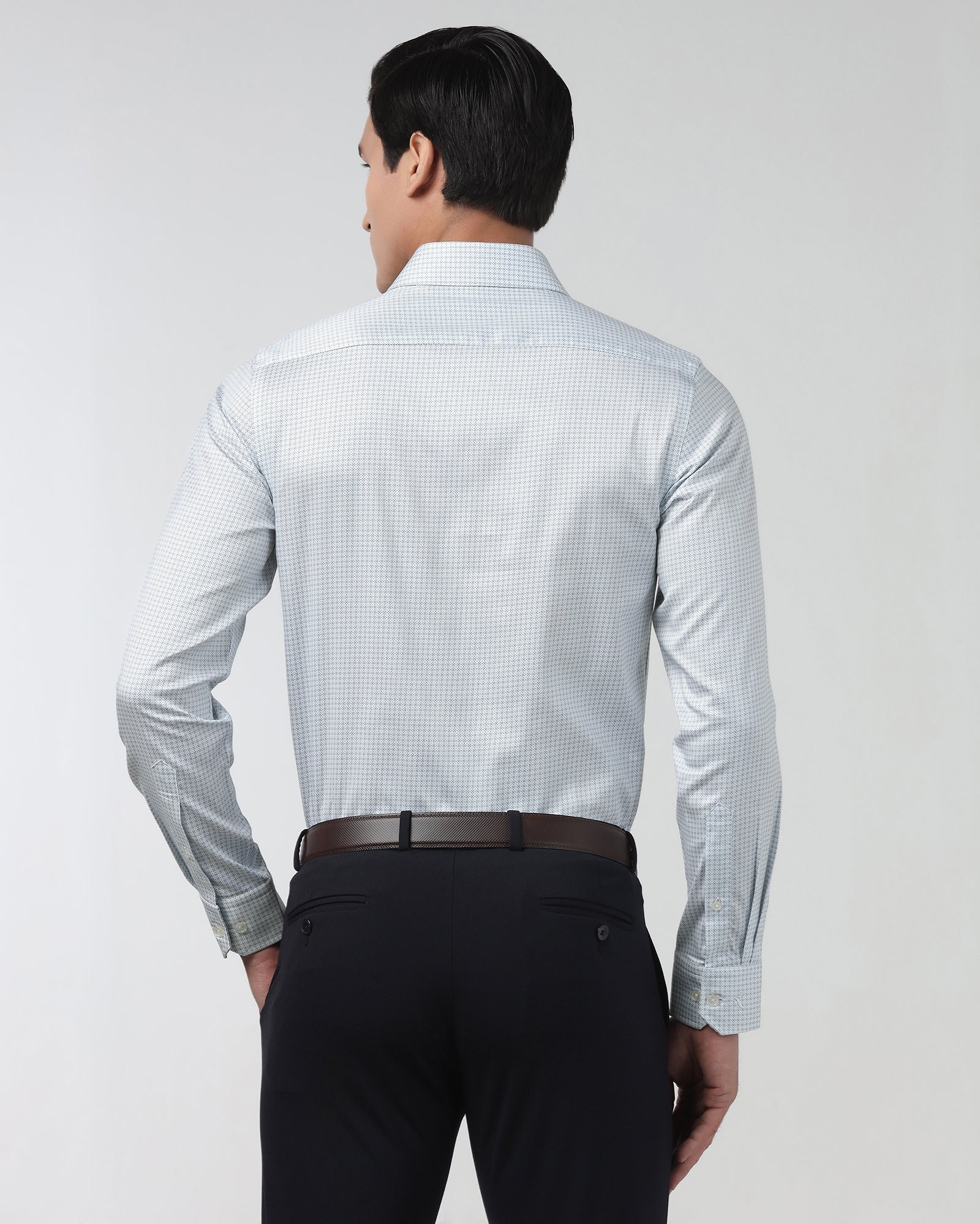 Blue Printed Shirt - Tiffany