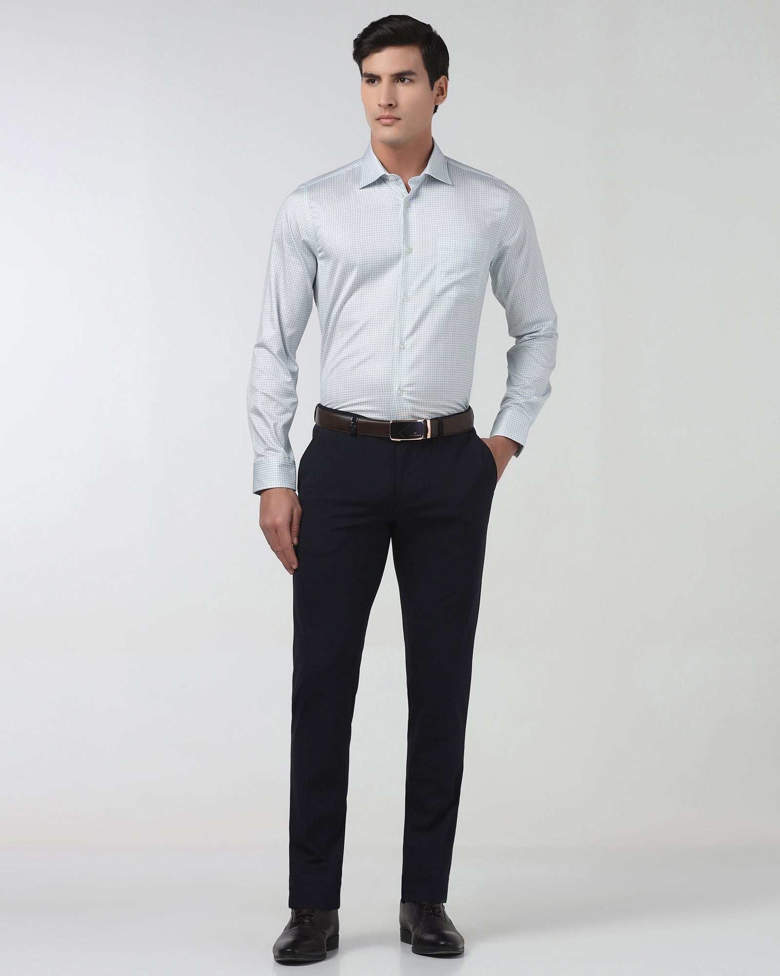 Blue Printed Shirt - Tiffany