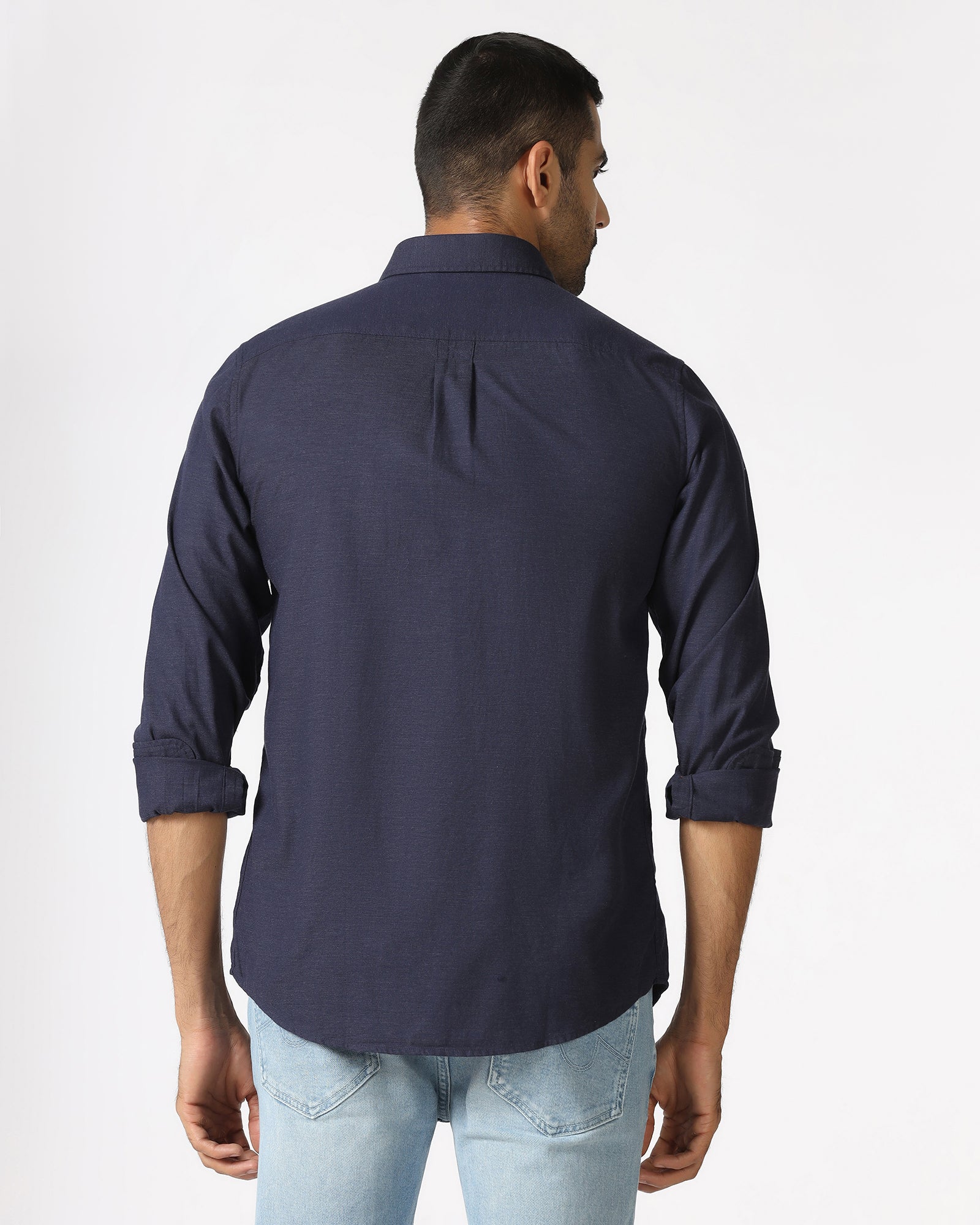 Blue Solid Shirt - Lenox