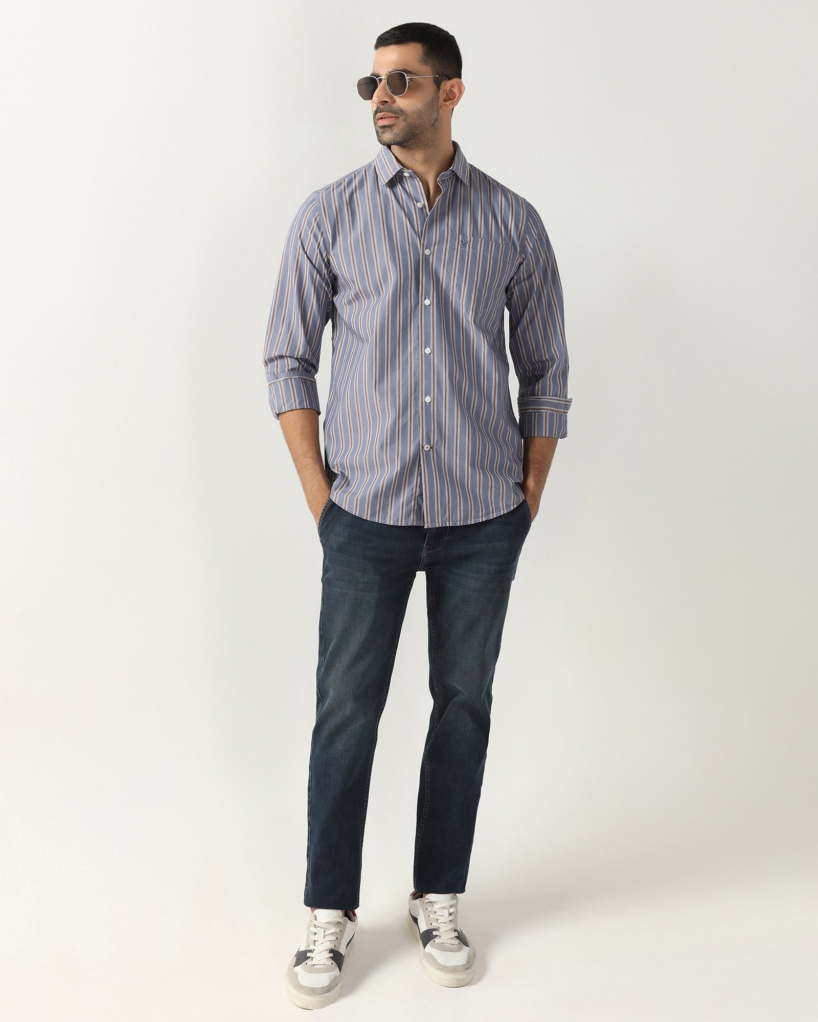 Blue Stripe Shirt - Florian