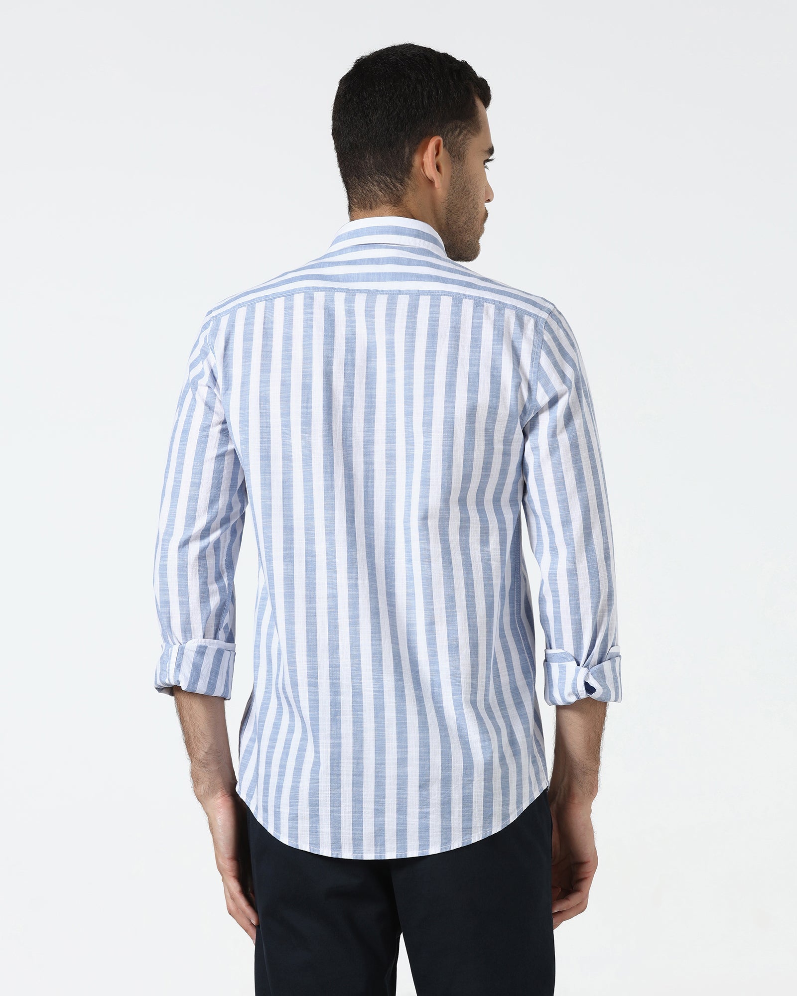 Blue Stripe Shirt - Genex