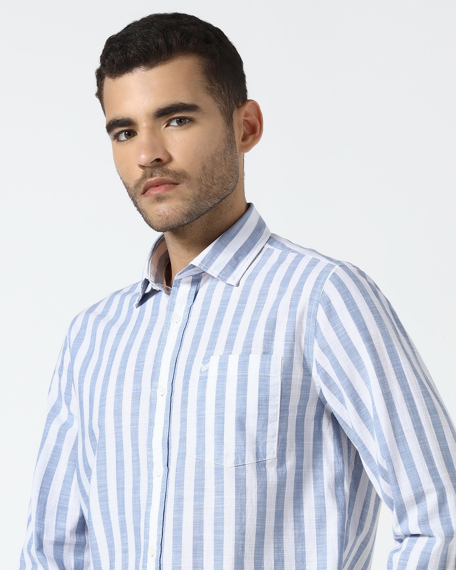 Blue Stripe Shirt - Genex