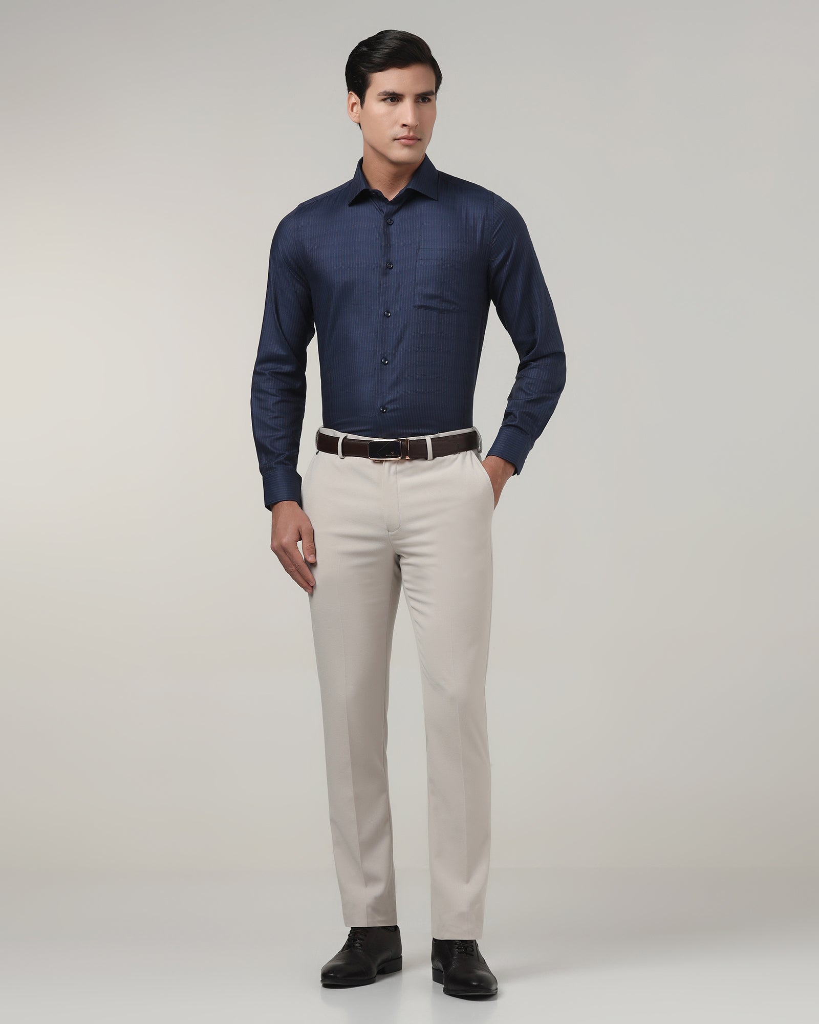 Blue Stripe Shirt - Preston