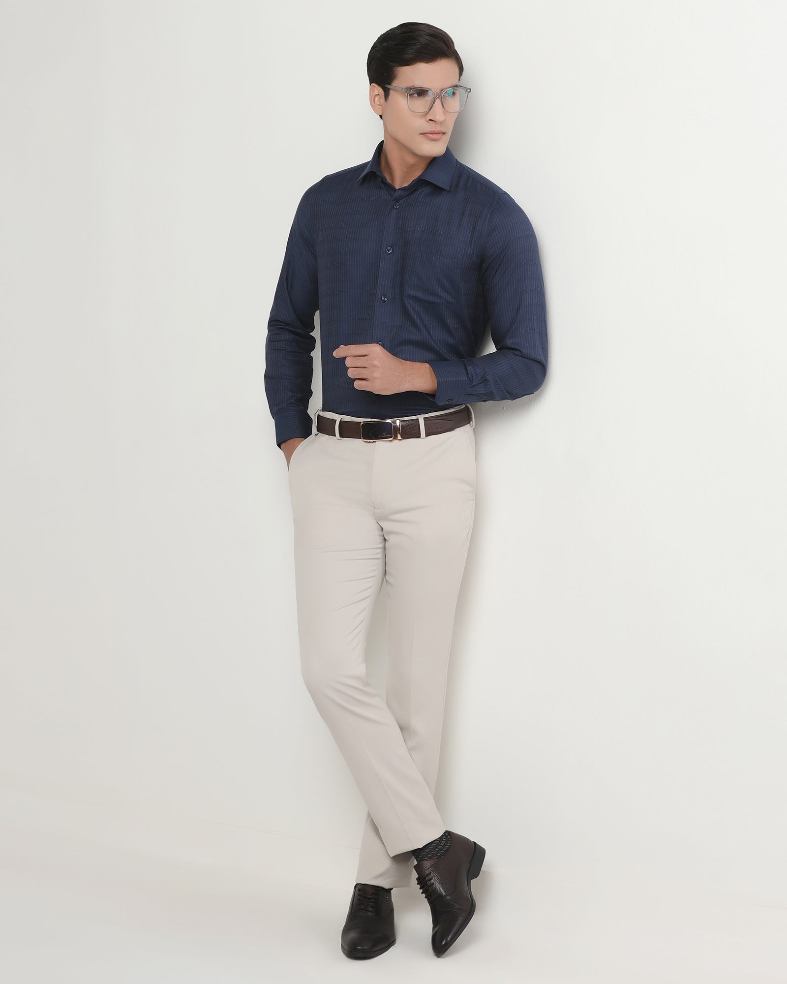 Blue Stripe Shirt - Preston