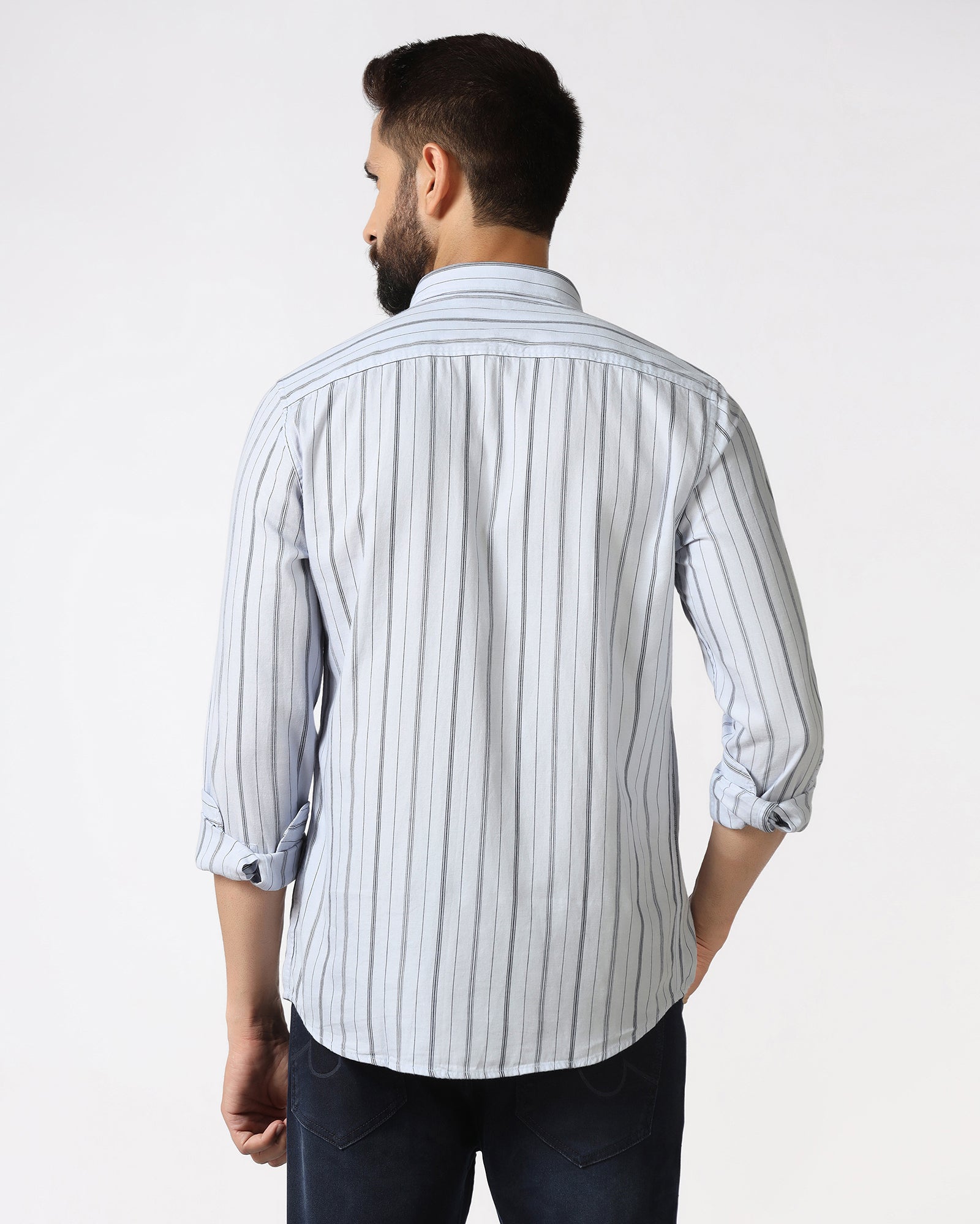 Blue Stripe Shirt - Rakey