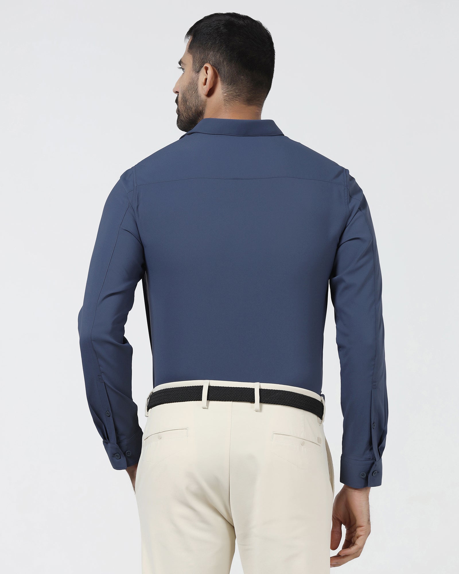 Blue TechPro Solid Shirt - Shephard