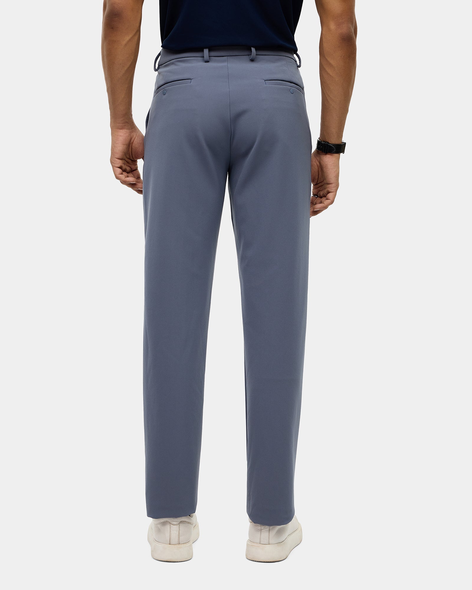 Blue TechPro Solid Trouser - Ashley