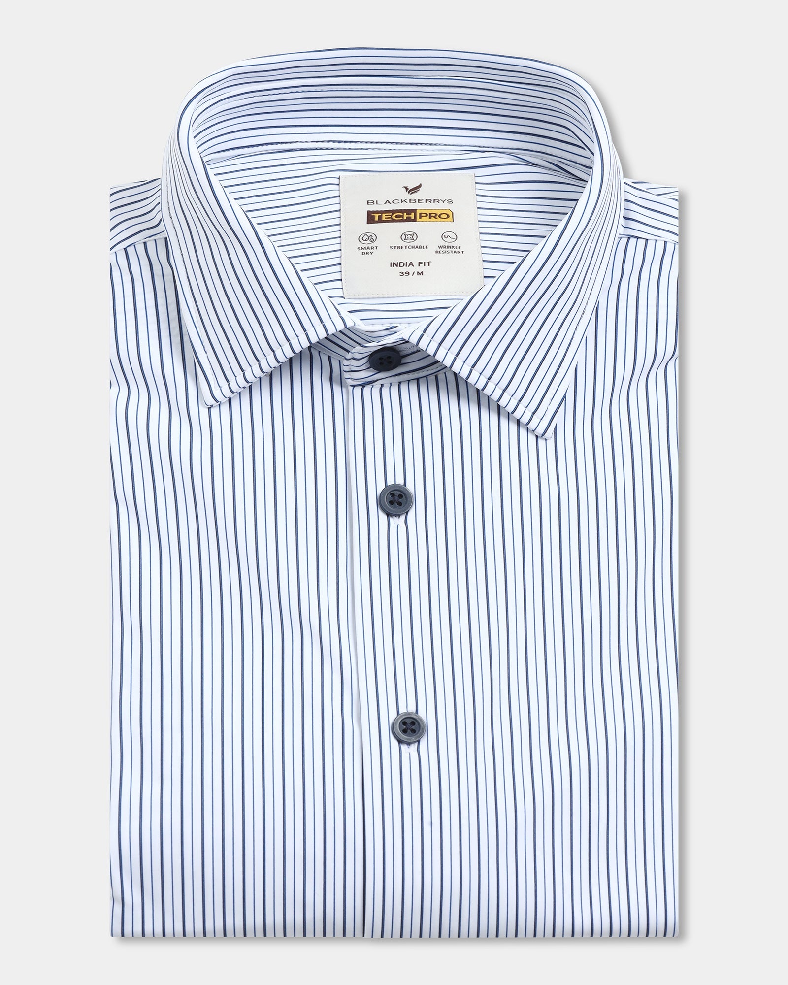 Blue TechPro Stripe Shirt - Skate