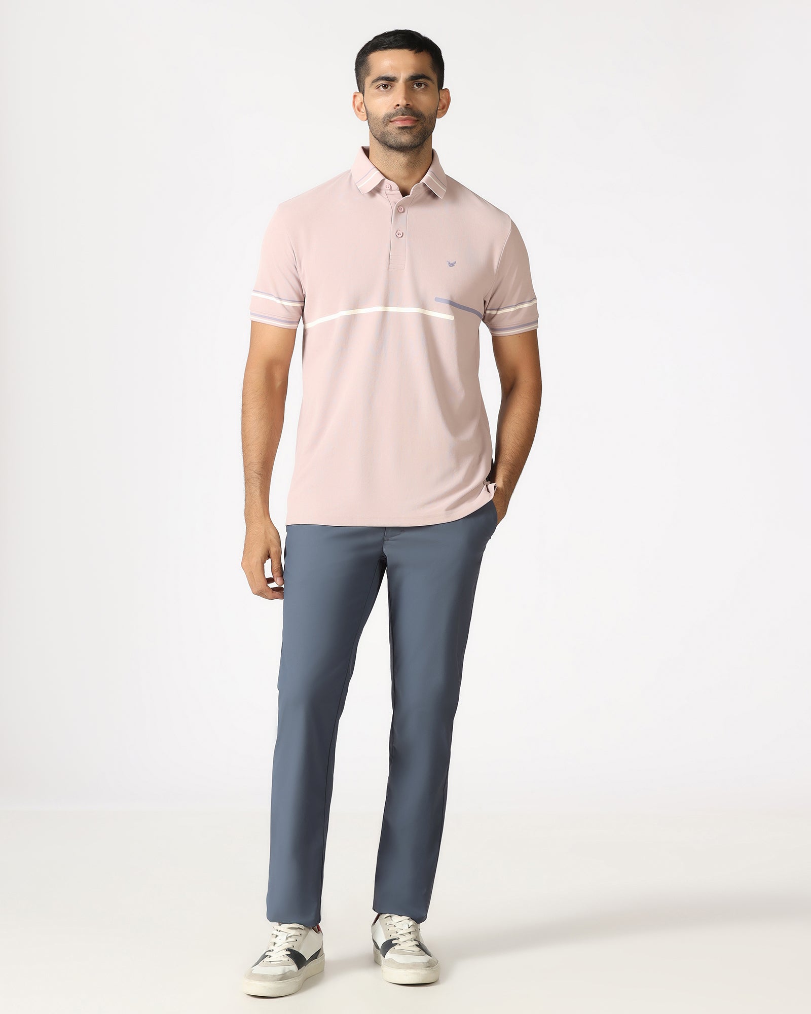 Blue Techpro Textured Khakis - Ticino