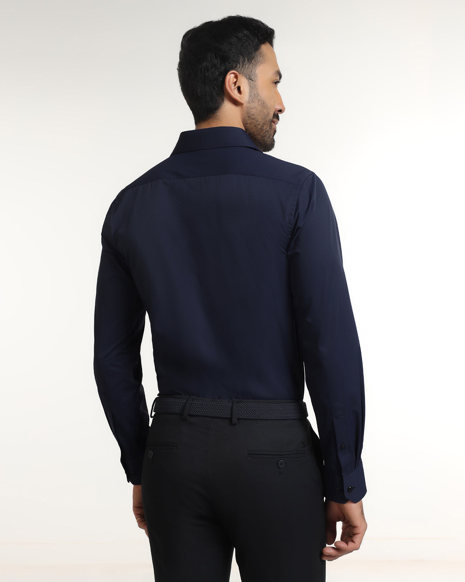 Blue TechPro Textured Shirt - Genepy