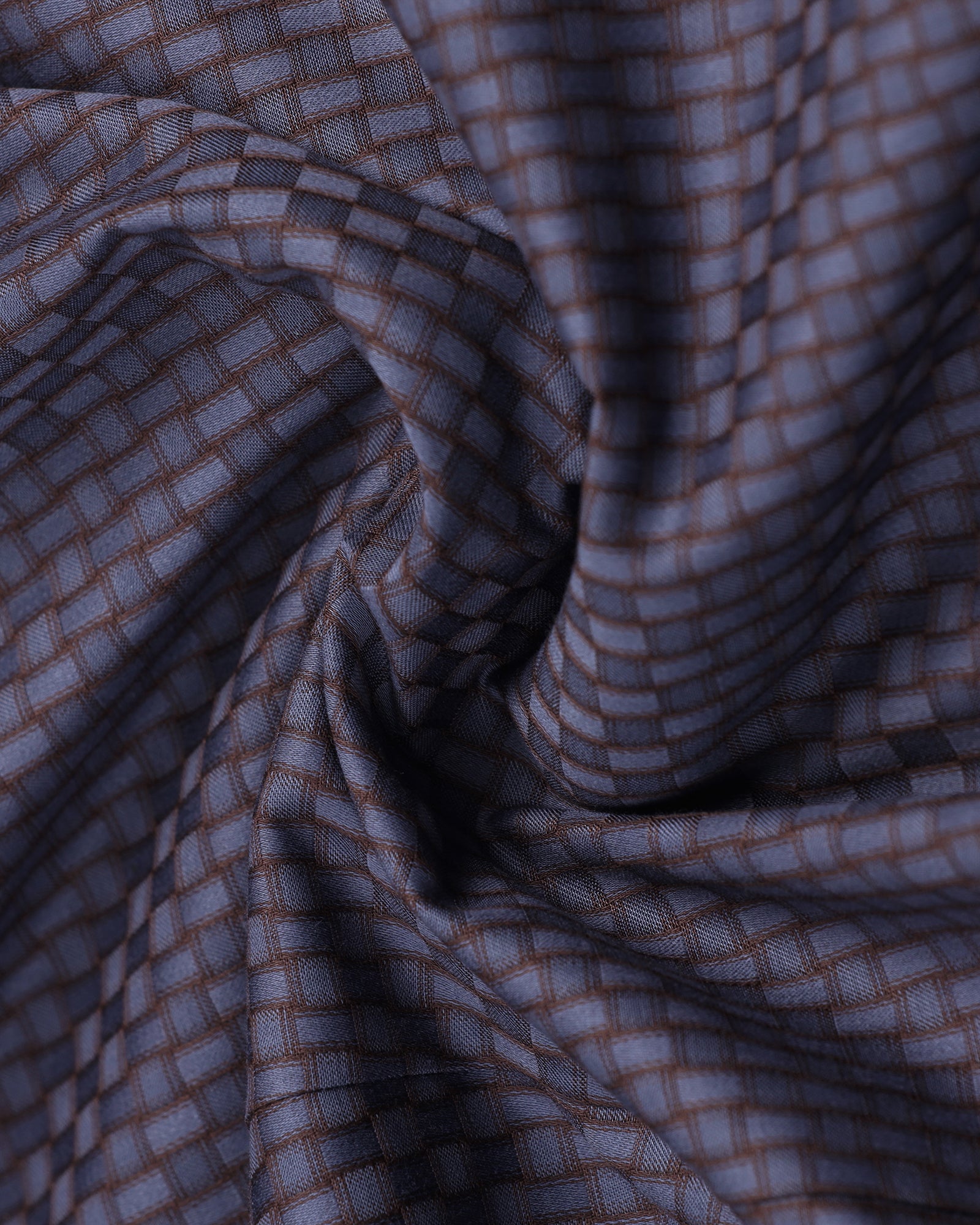 Blue Textured Shirt - Roster