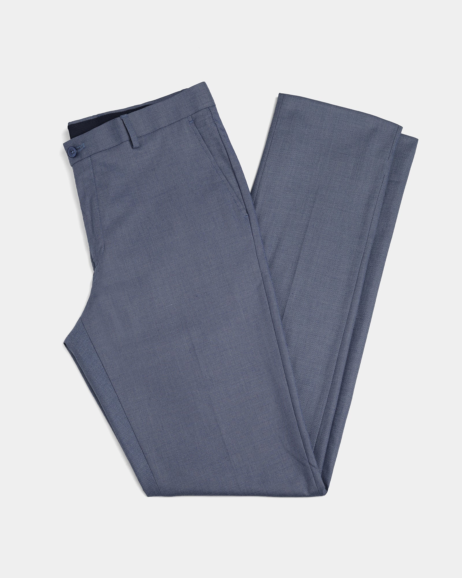 Blue Textured Trouser - Omro