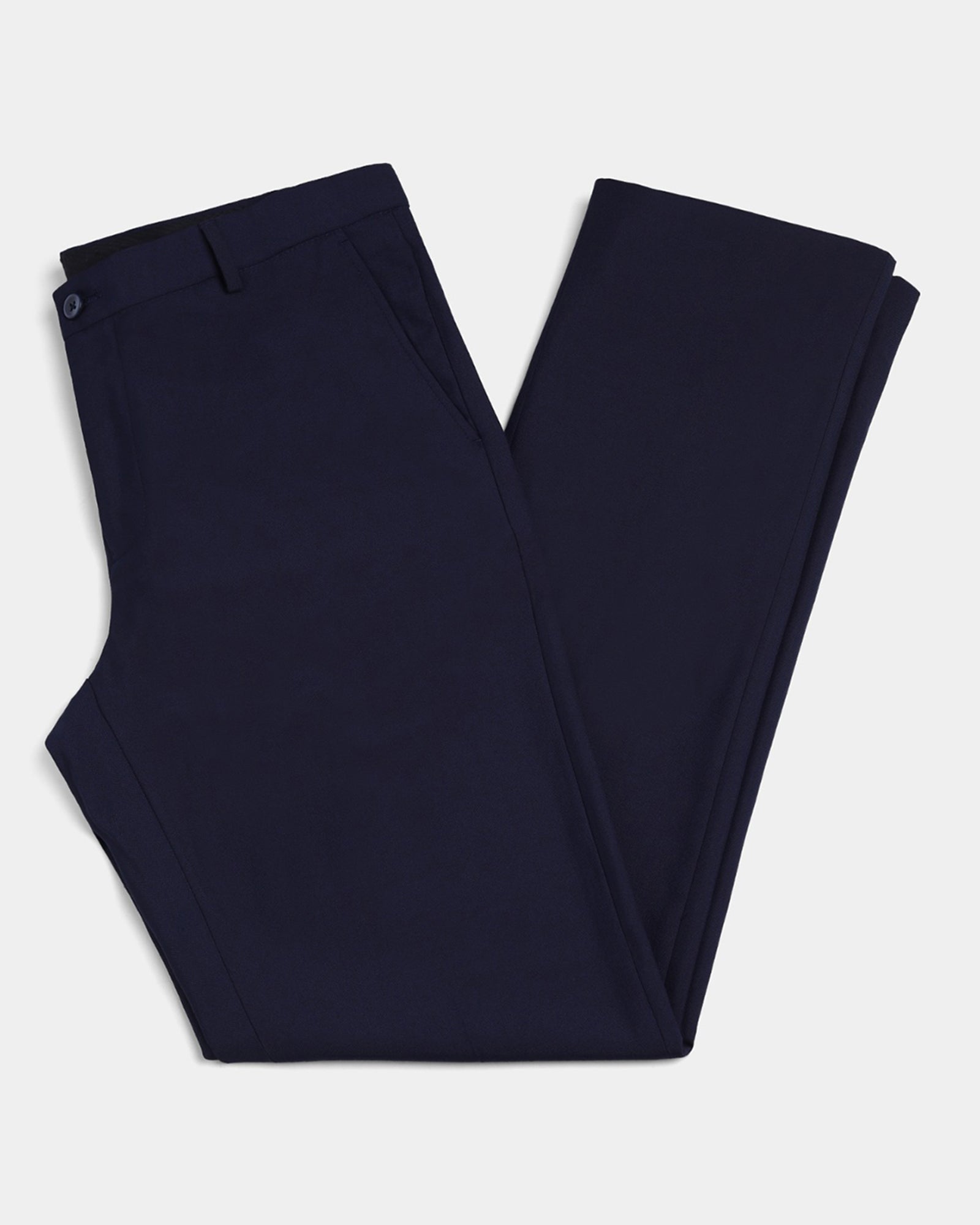 Blue Textured Trouser - Taeh