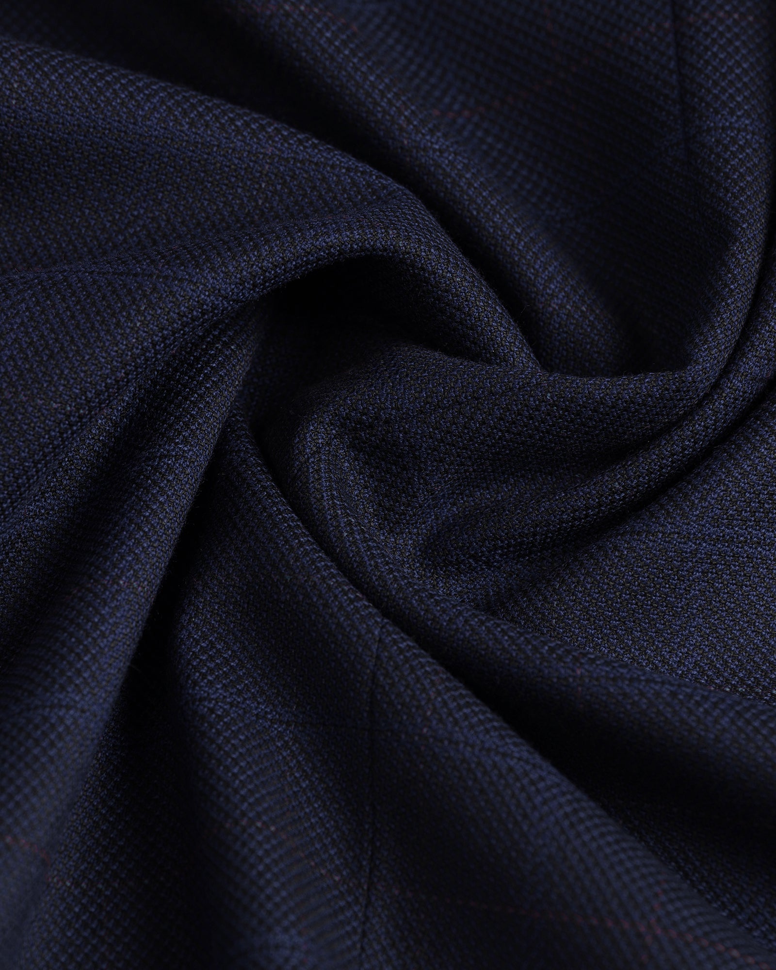 Blue Three Piece Check Suit - Qester