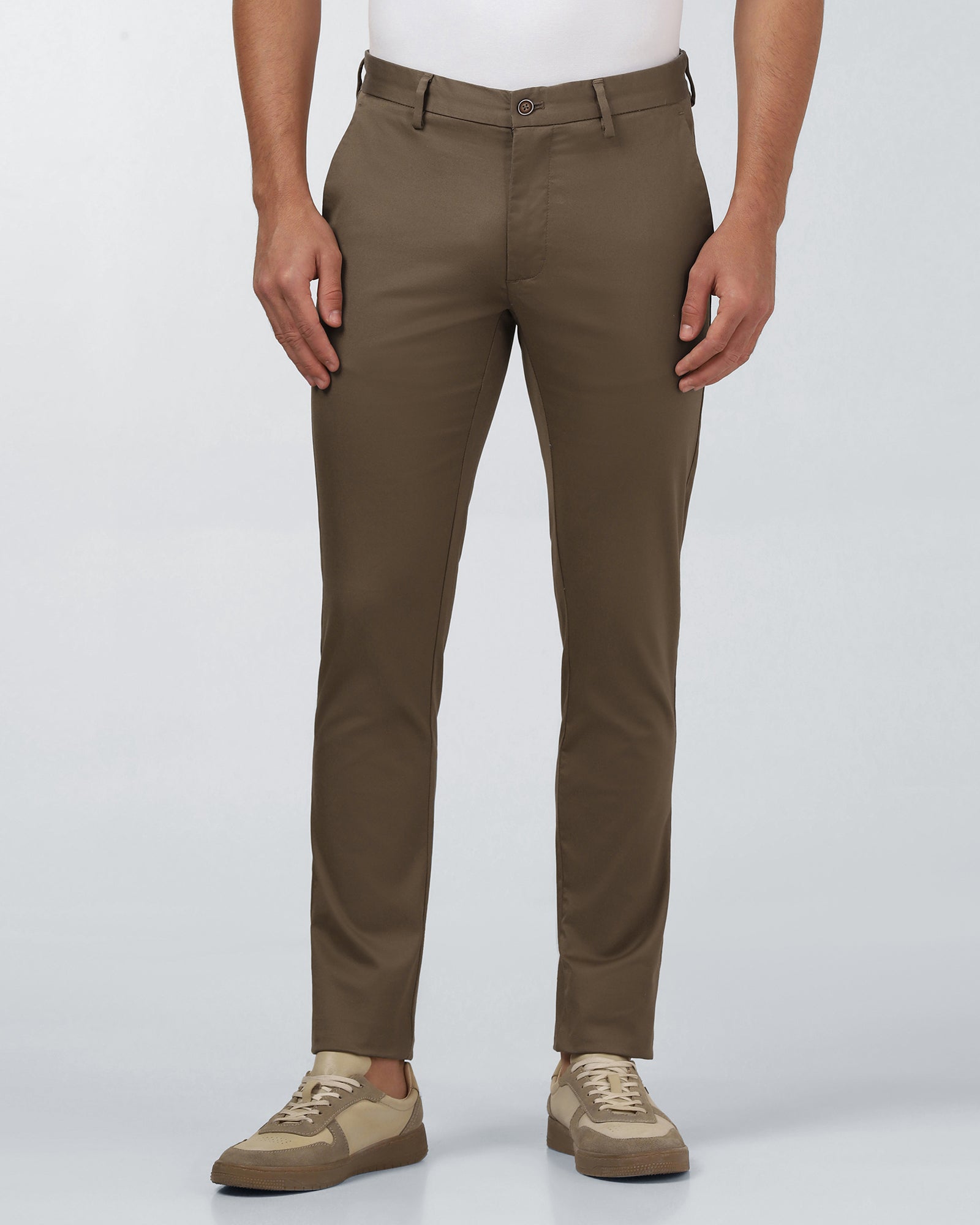 Brown Textured Khaki - Aspen