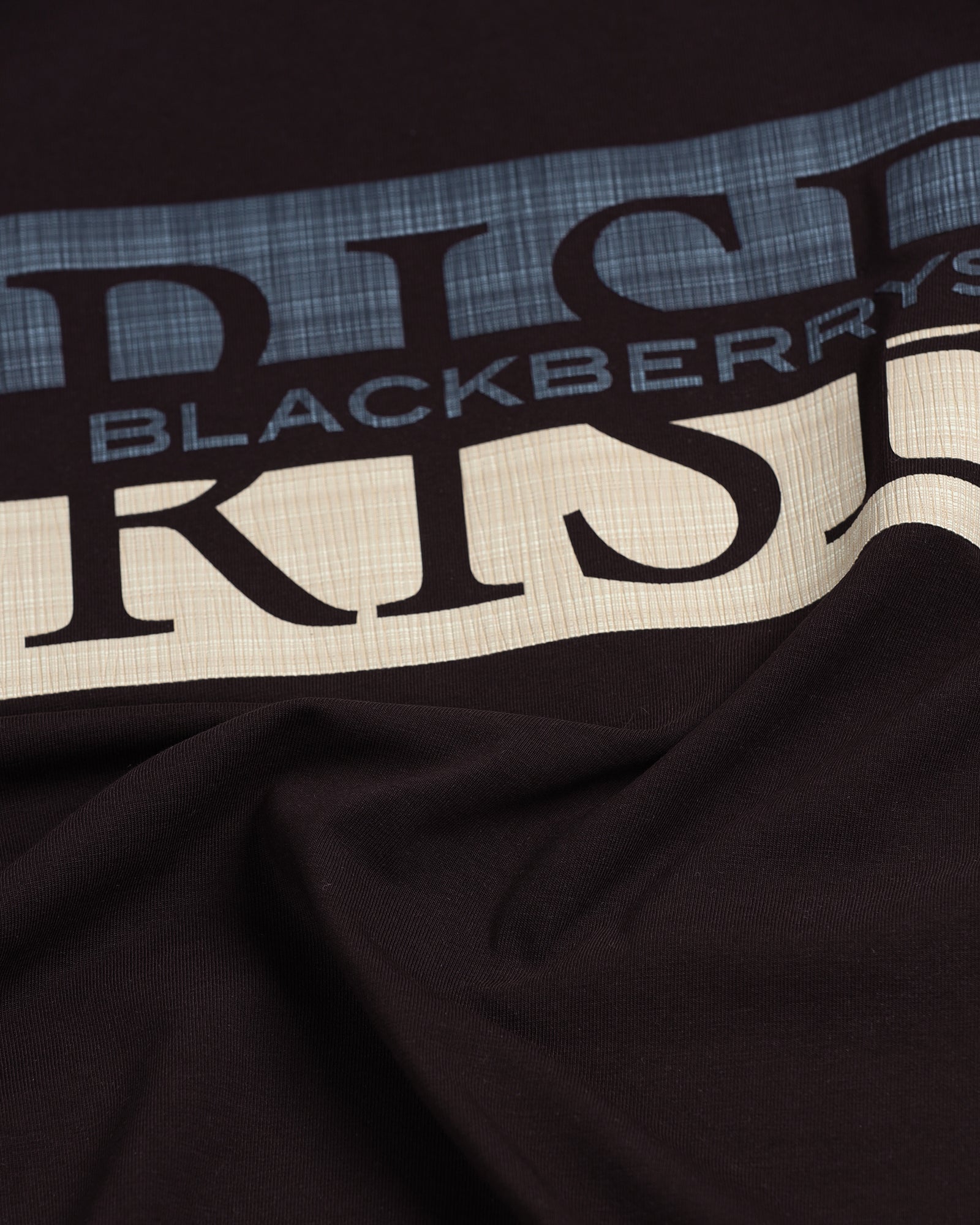 Brown Crew Neck Solid T-Shirt - Rise