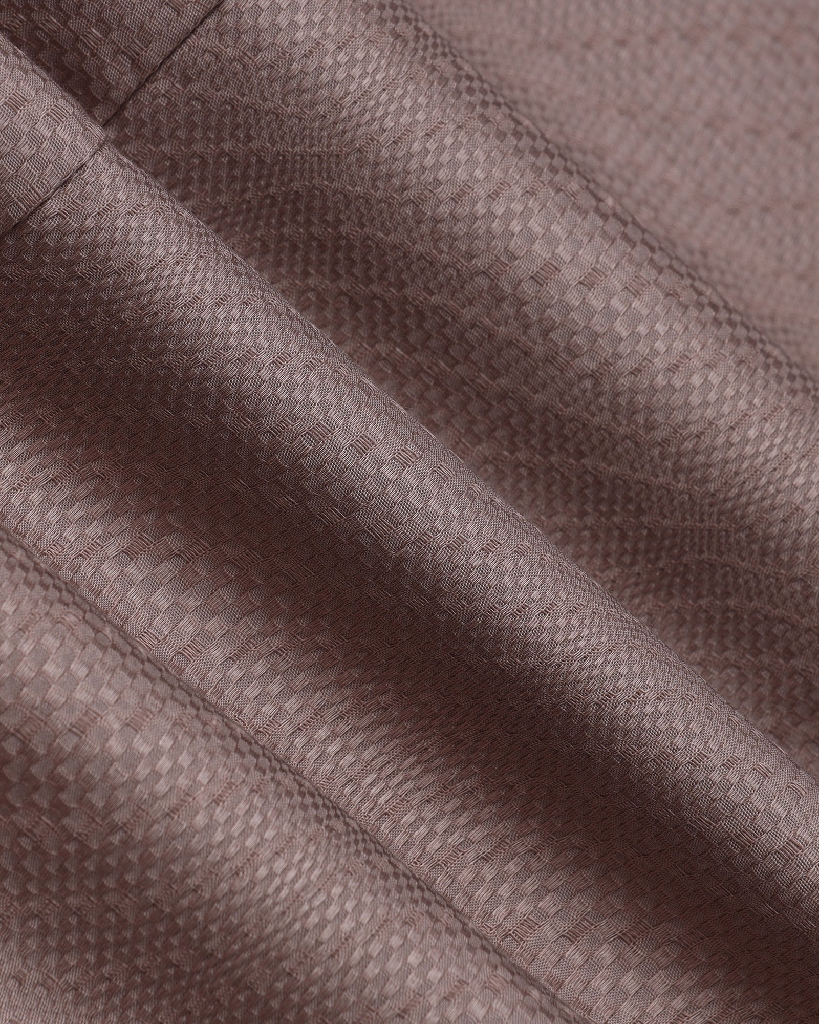 Brown Jacquard Shirt - Glanza