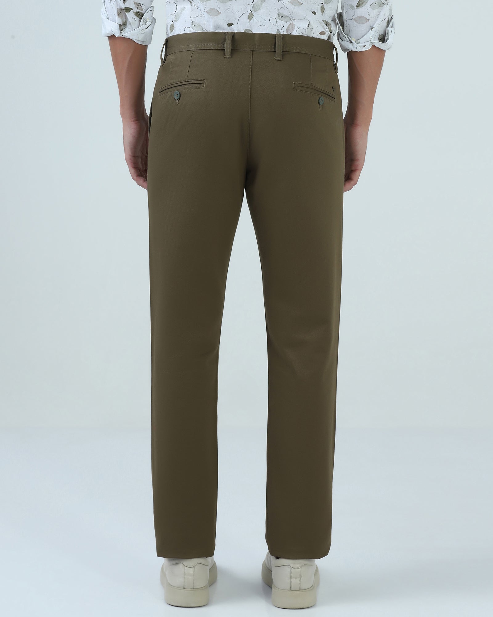Brown Olive Textured Khakis - Raid