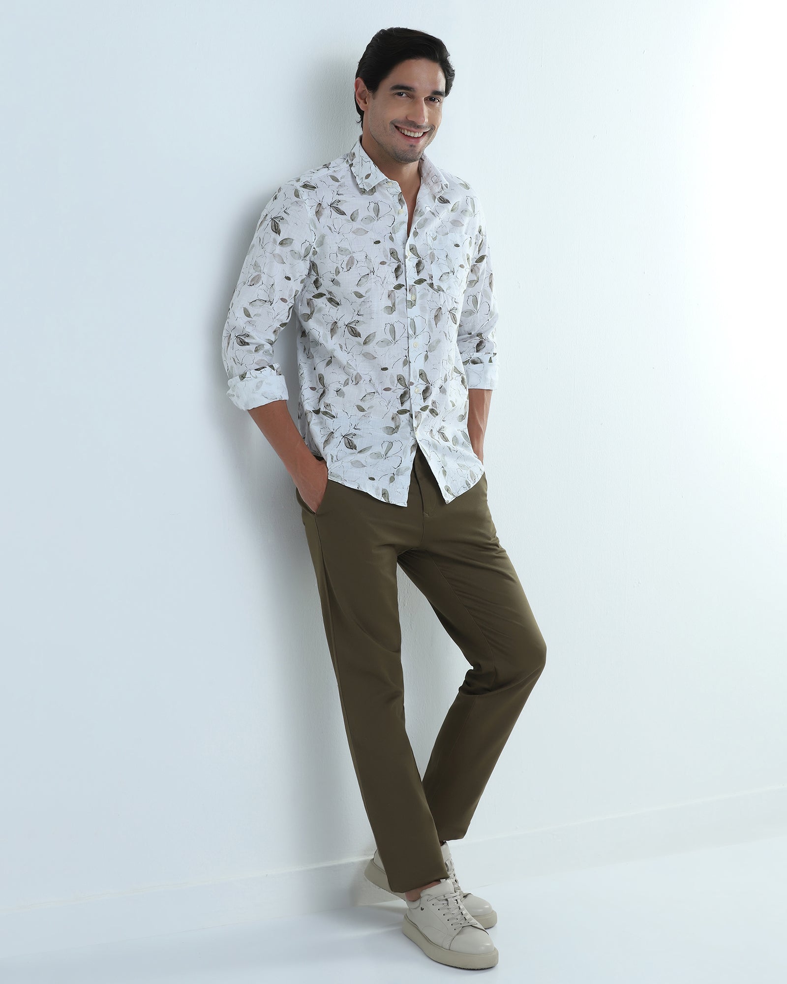 Brown Olive Textured Khakis - Raid