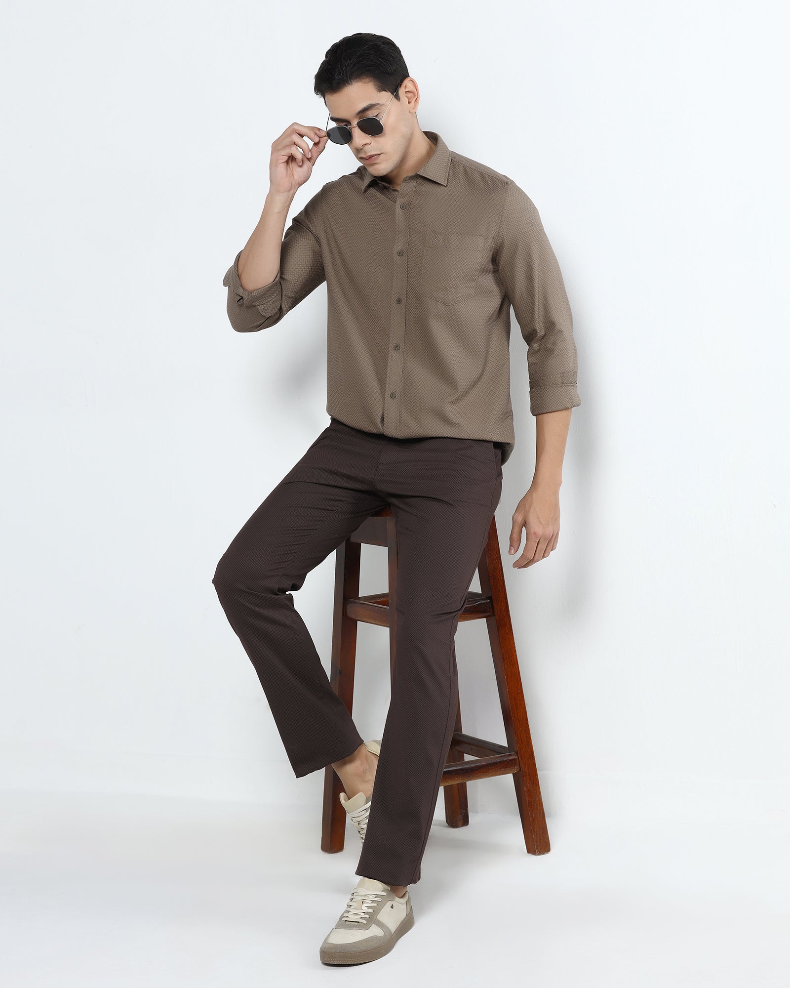 Brown Printed Khaki - Race