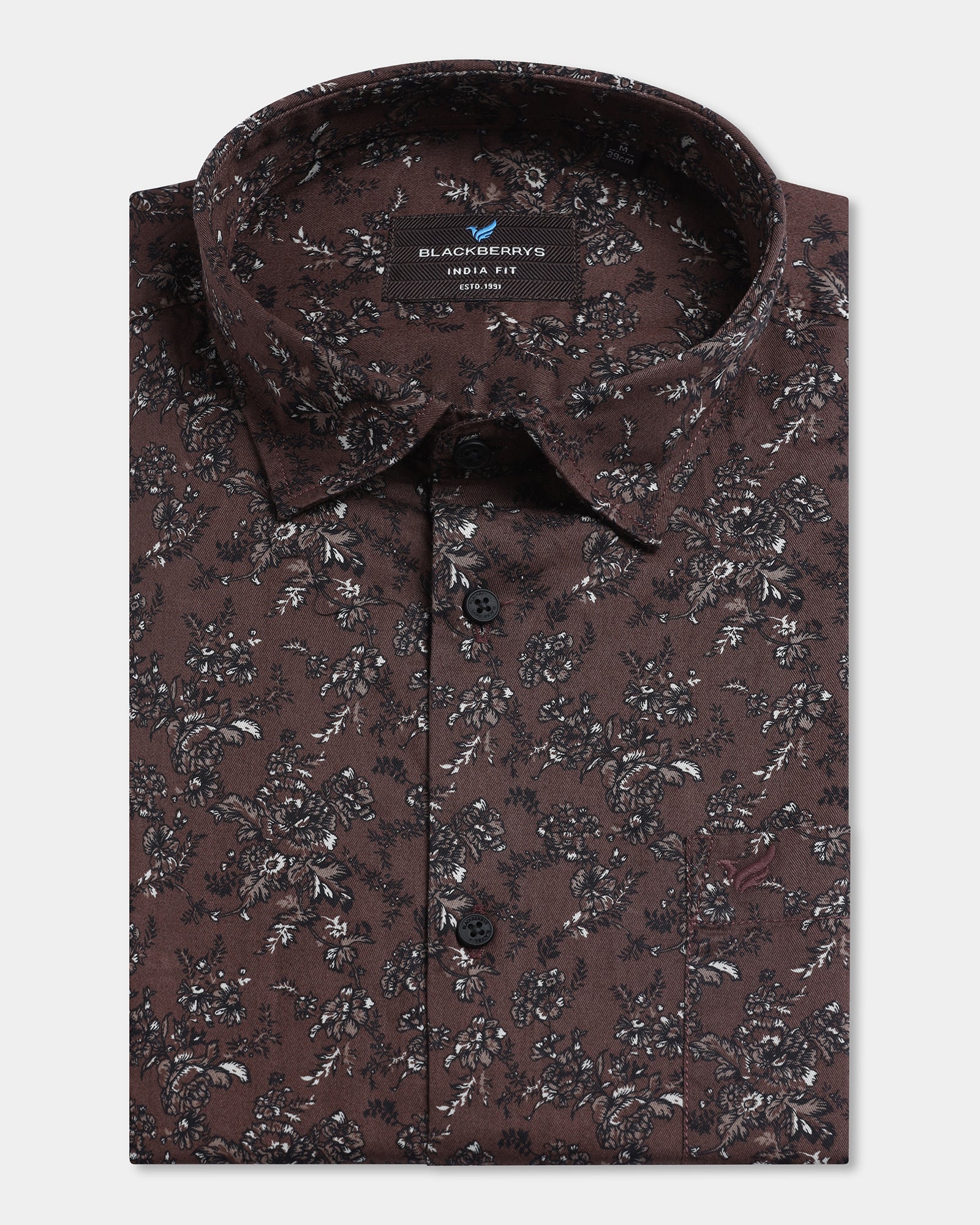 Brown Printed Shirt - Lionel
