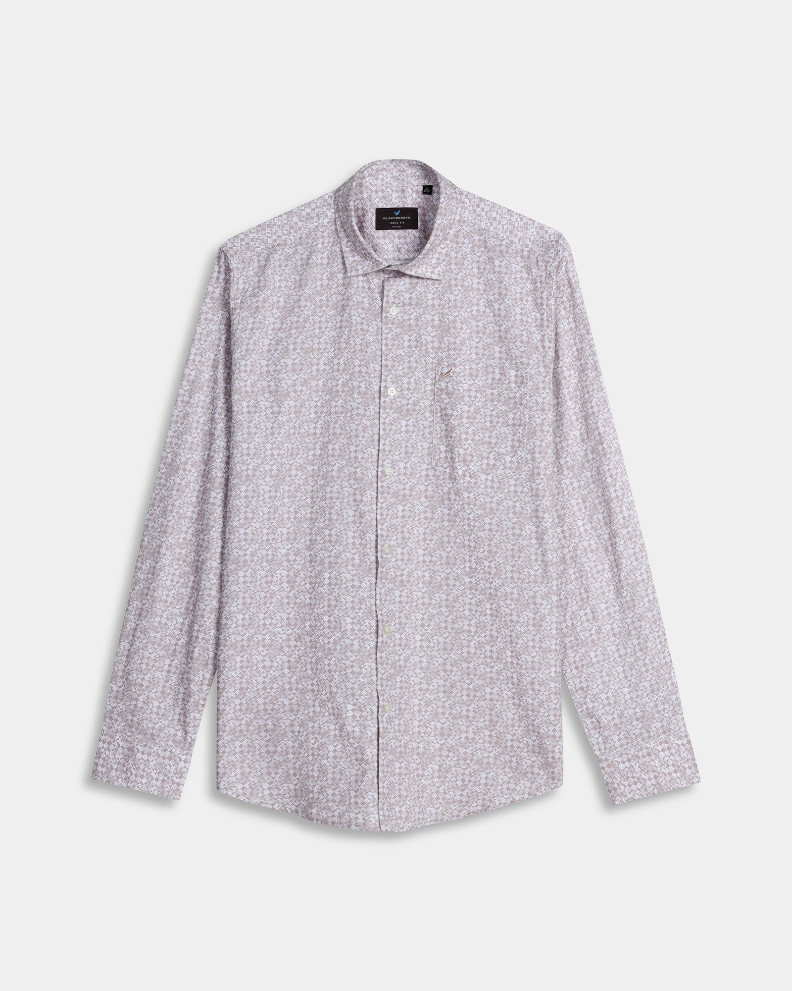 Brown Printed Shirt - Thomas