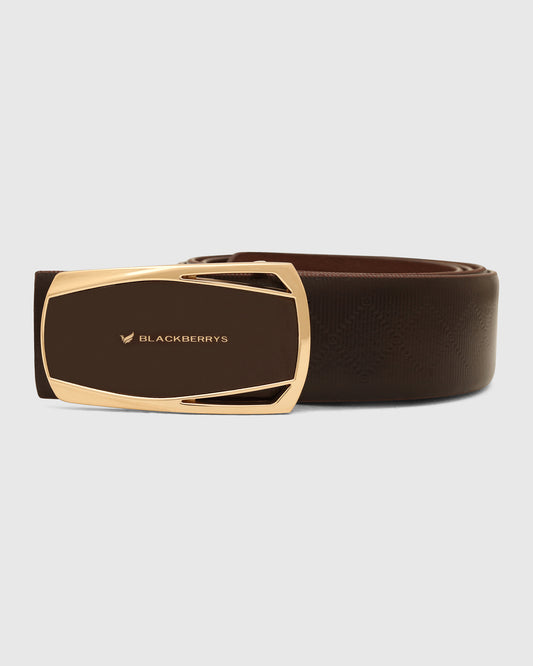 Leather Brown Solid Belt - Wynne