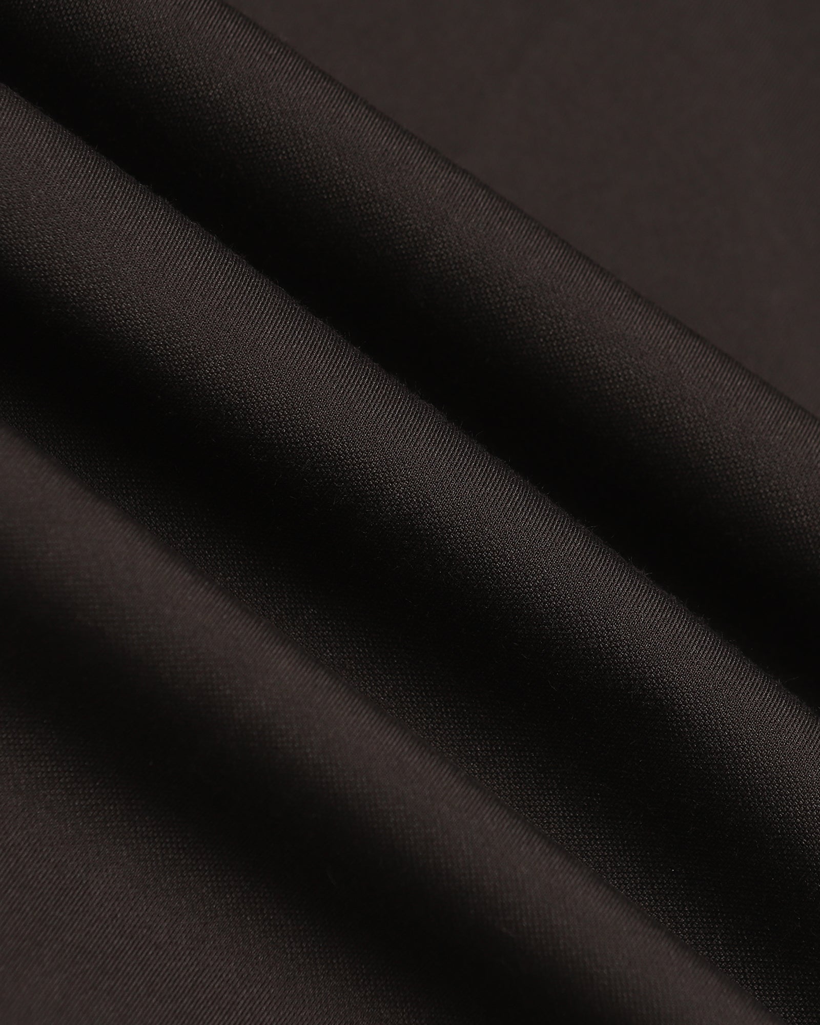 Brown Solid Trouser - Oak