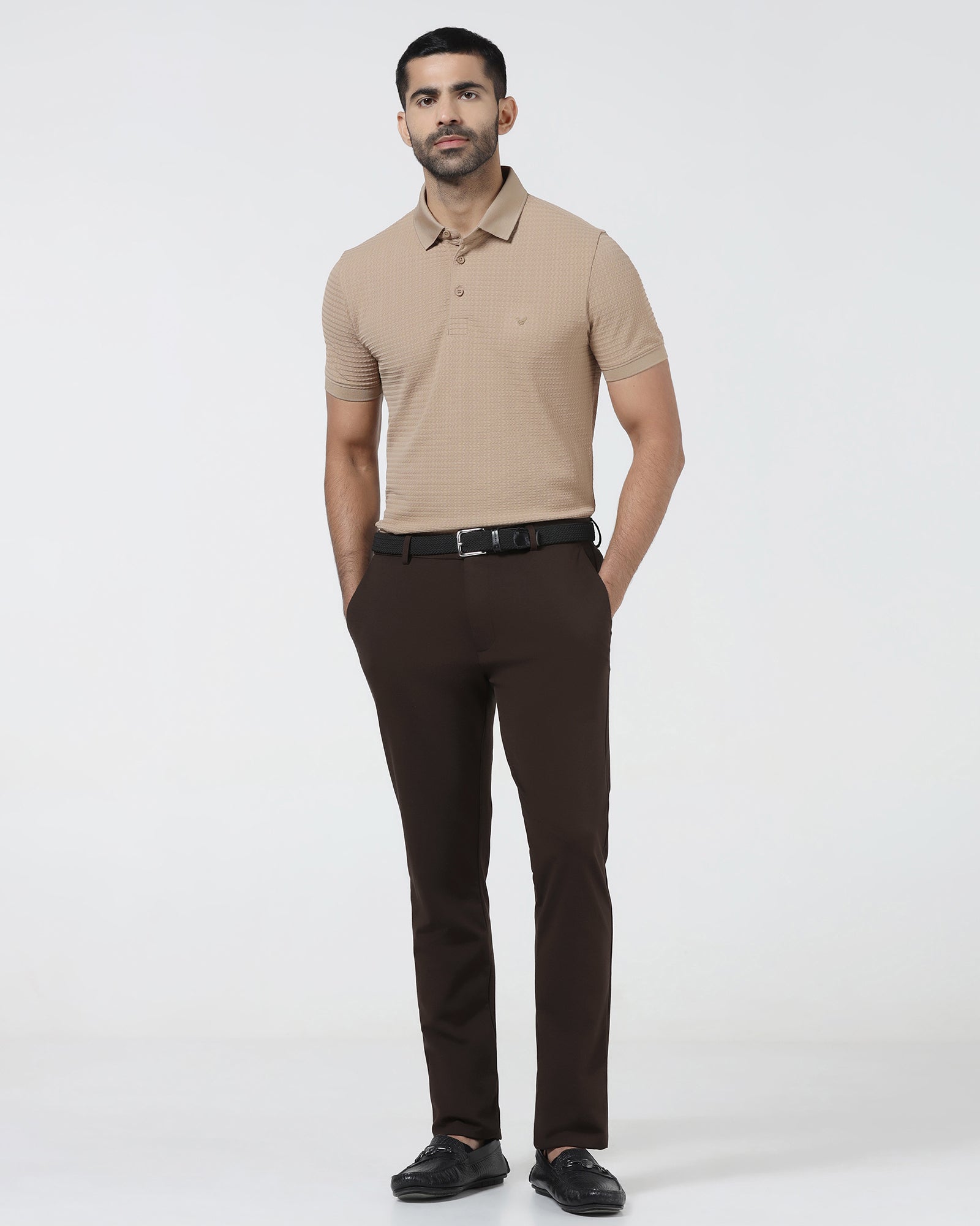 Brown TechPro Solid Khakis - Ziea
