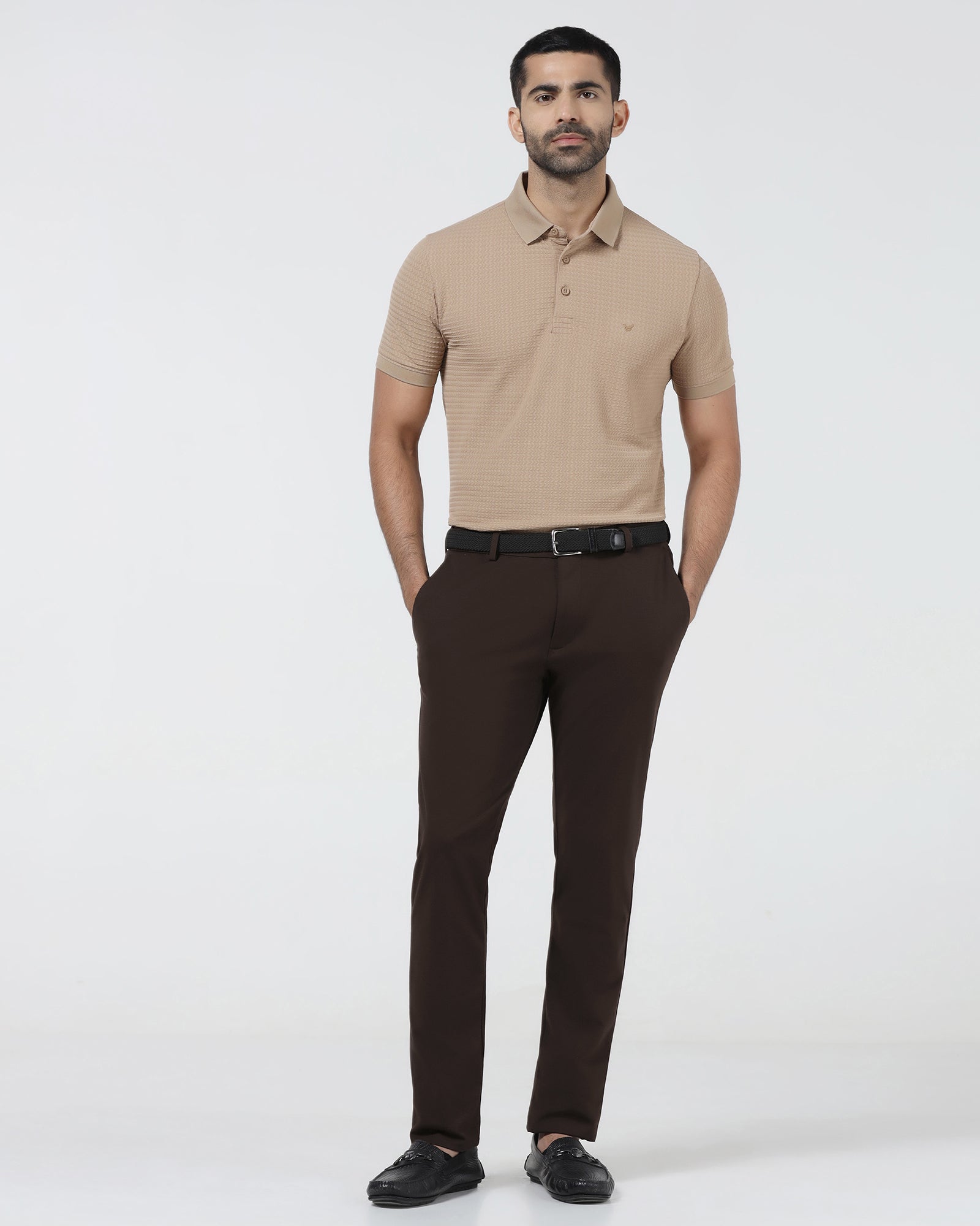 Brown TechPro Solid Khakis - Ziea