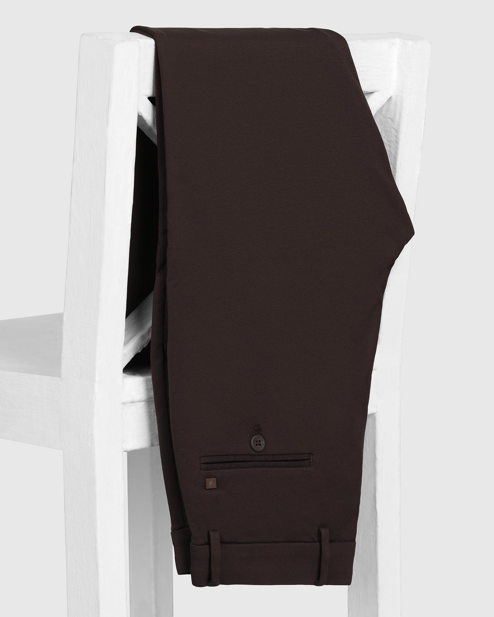 Brown Techpro Solid Khakis - Ziea