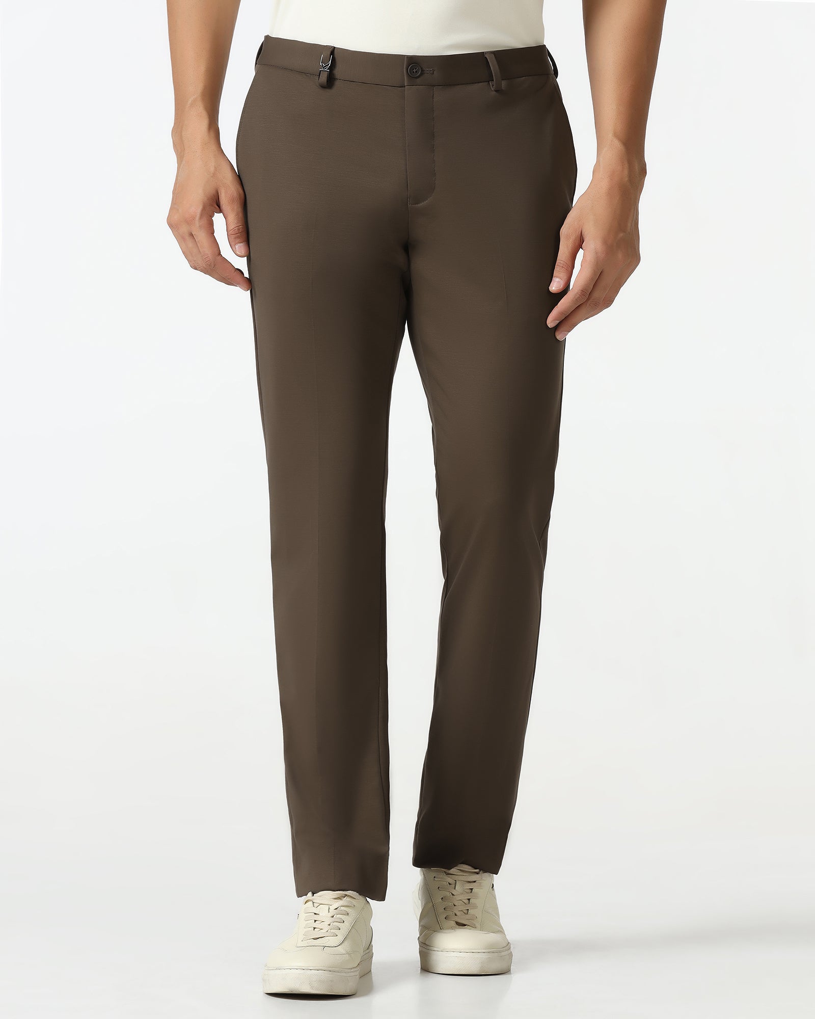 Brown Techpro Solid Trouser - Explorer