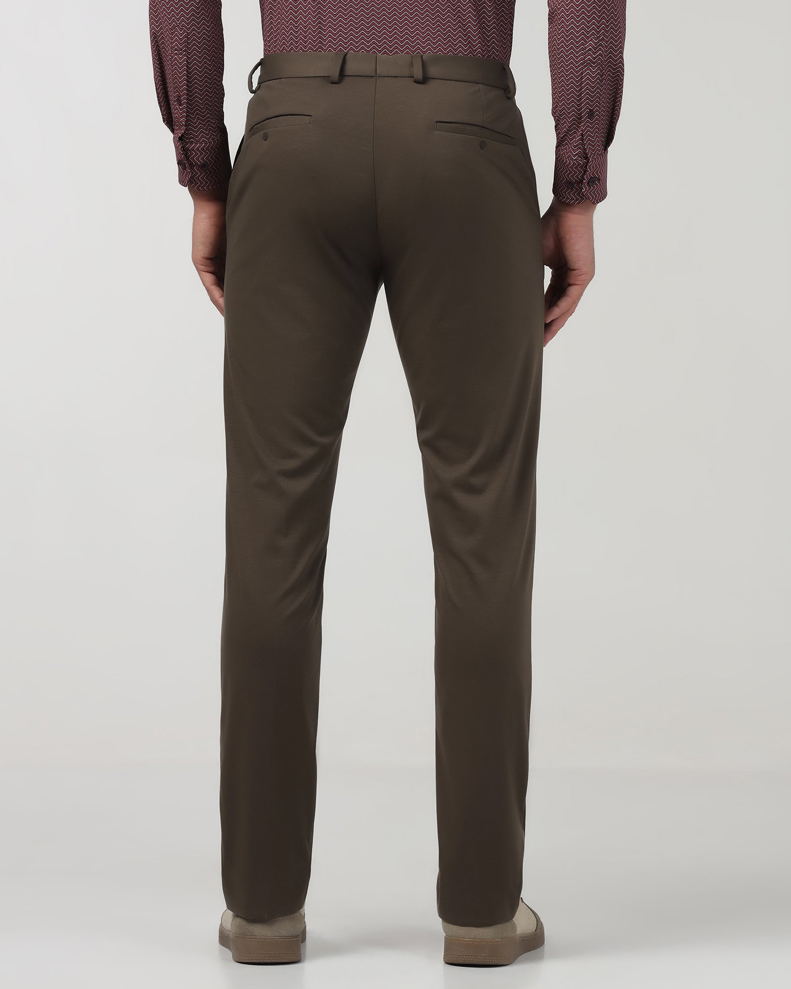 Brown TechPro Solid Trouser - Explorer