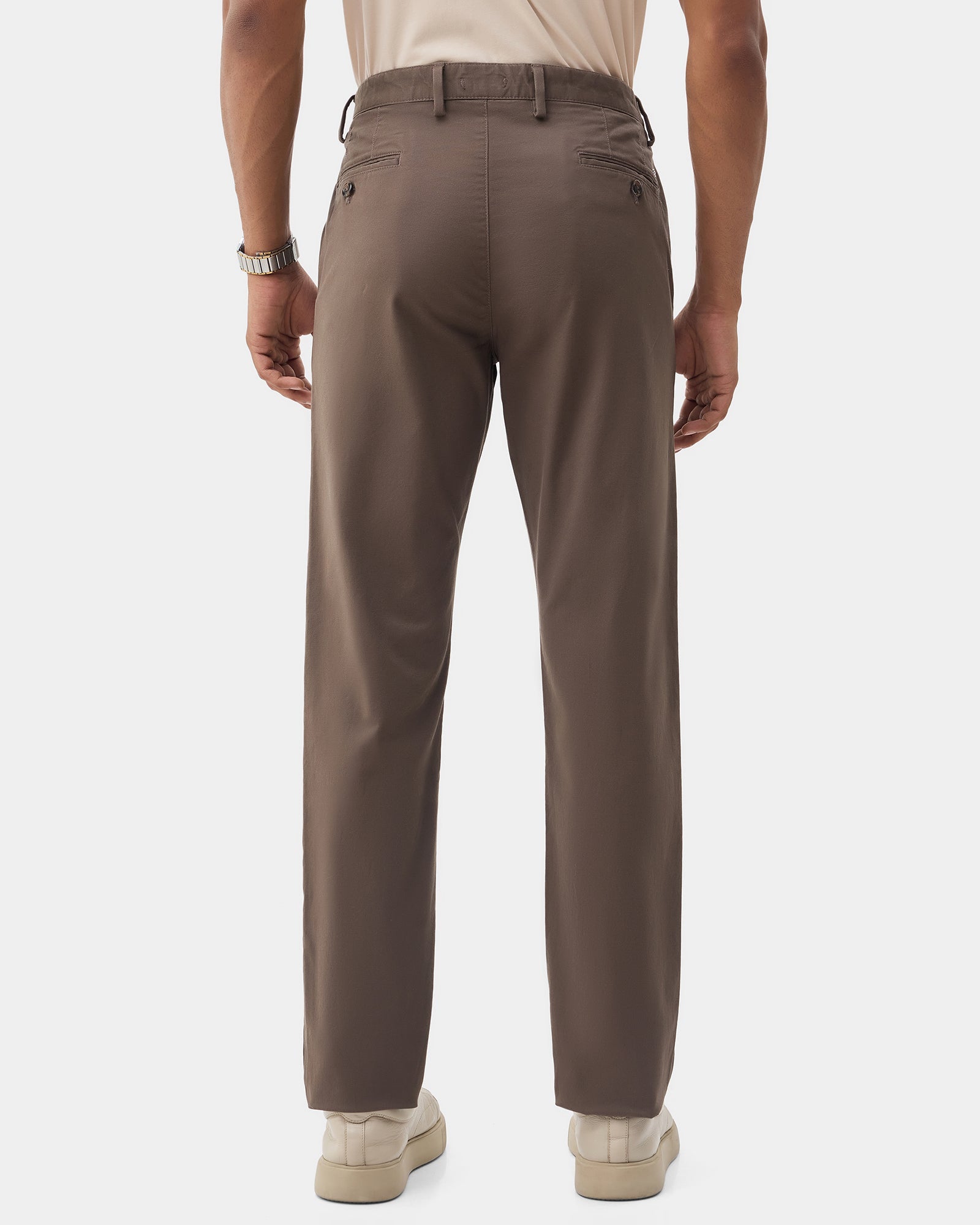 Brown Textured Khakis - Eiger
