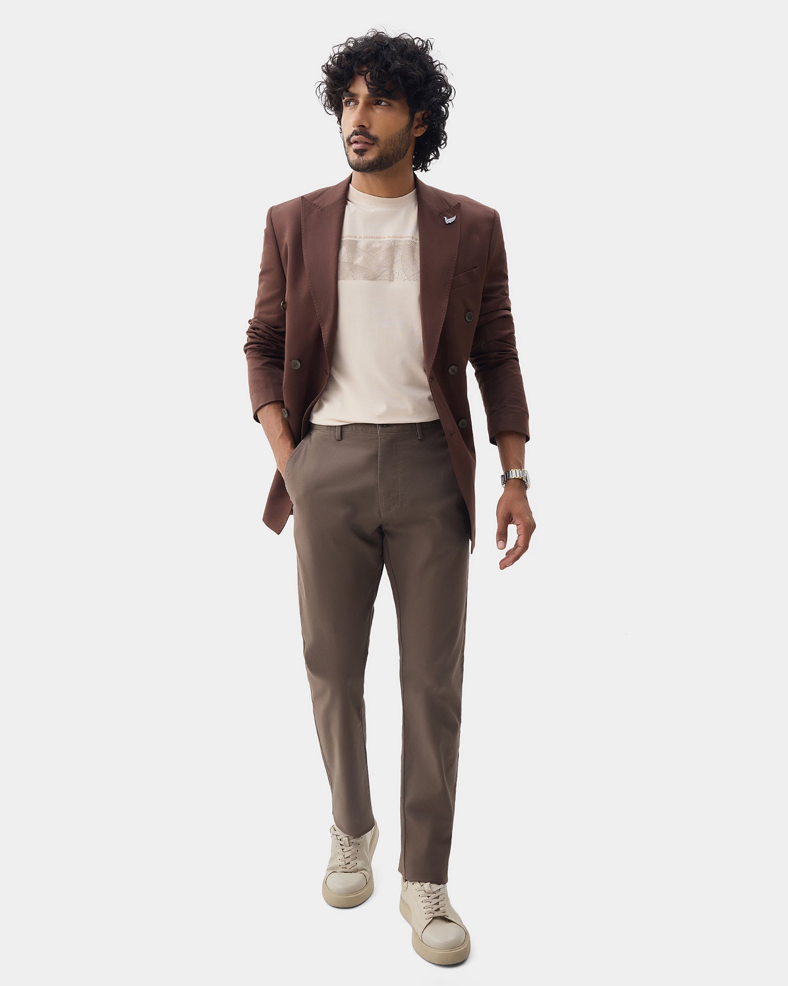 Brown Textured Khakis - Eiger